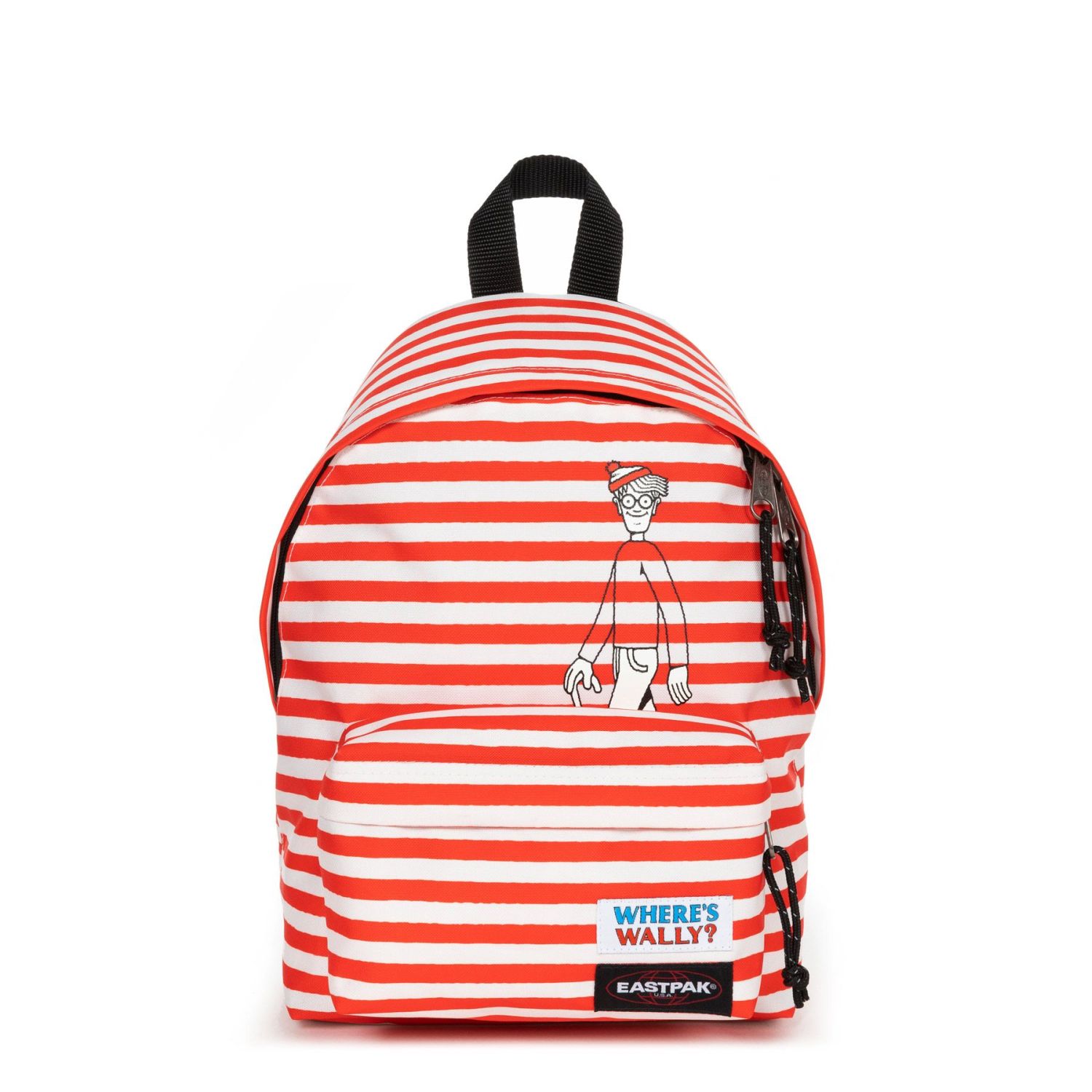 Eastpak Orbit XS Large Mini Rucksack Where's Wally Silk Stripe Eastpak Orbit XS Large Mini Rucksack Where's Wally Silk Stripe