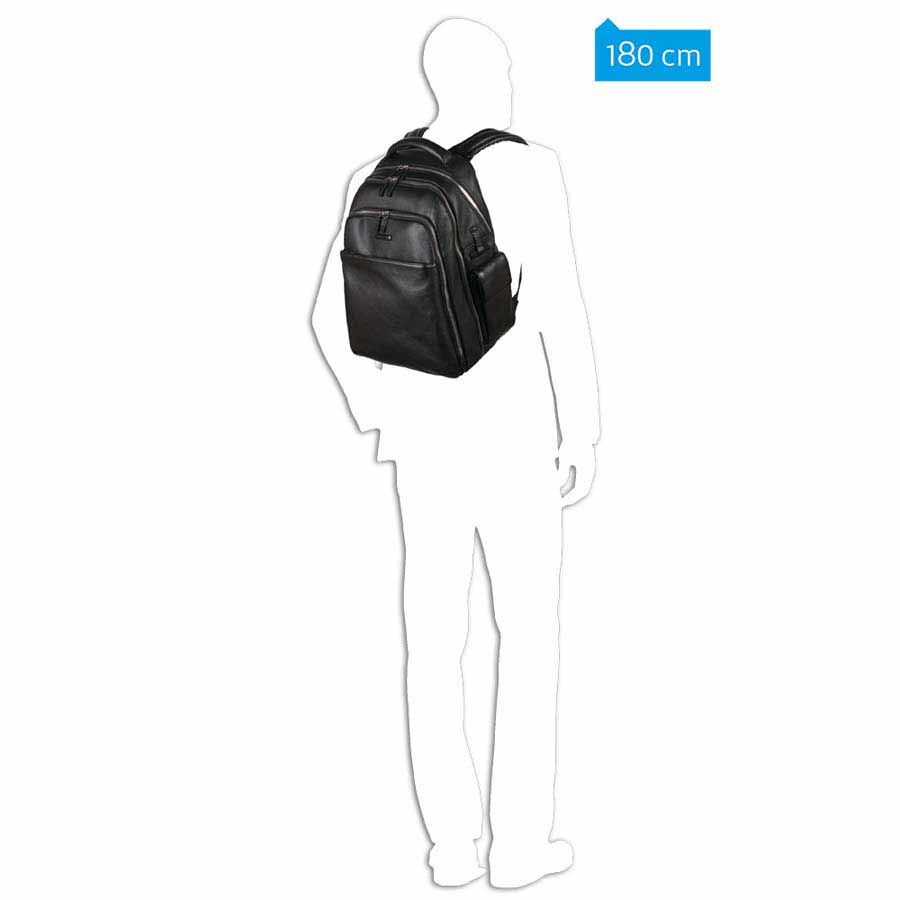 Piquadro Modus Rucksack mit Laptopfach 15" schwarz Piquadro Modus Rucksack mit Laptopfach 15" schwarz