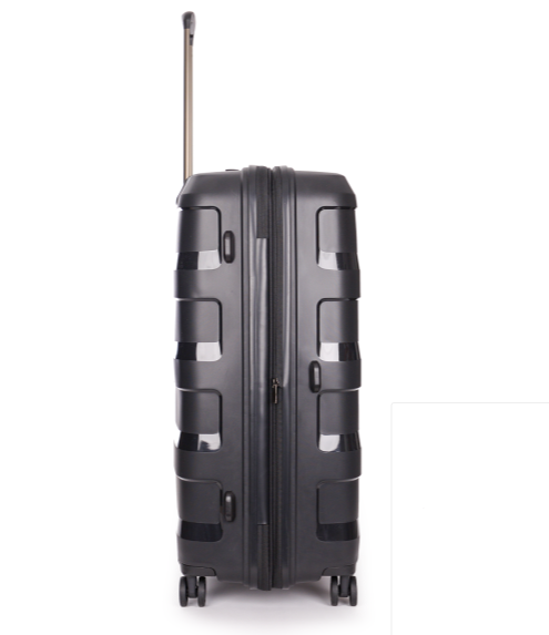 Stratic Straw + Hartschalen-Koffer L, erweiterbar black