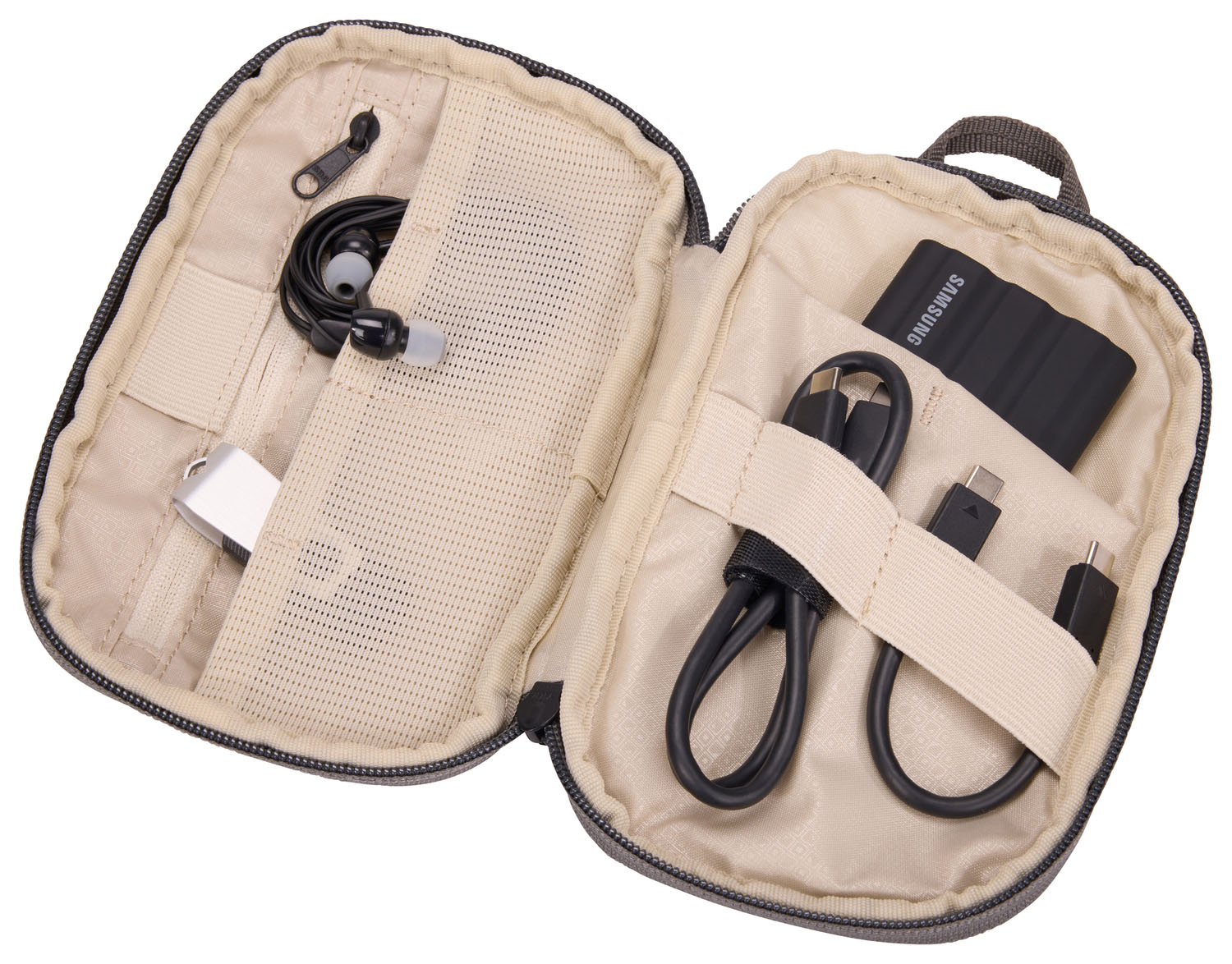 THULE Subterra 2 Powershuttle -Elektroniktasche klein Vetiver Gray