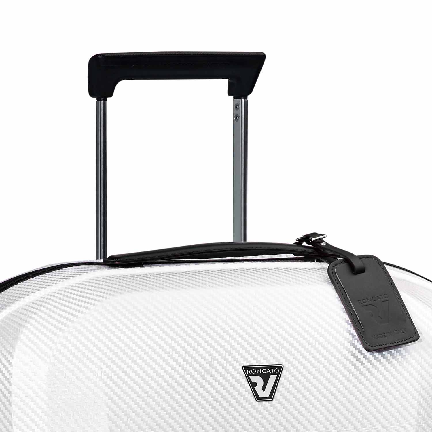 Roncato WE ARE GLAM Trolley M 4R Weiß/Black