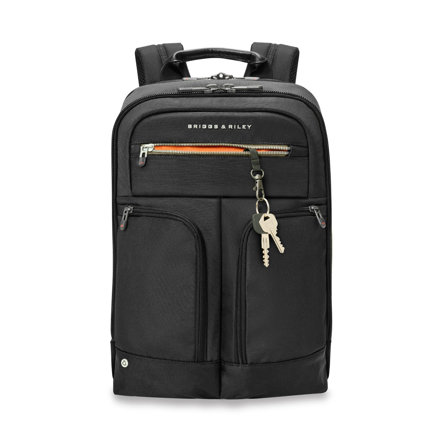 Briggs & Riley HTA Slim Expandable Backpack Black