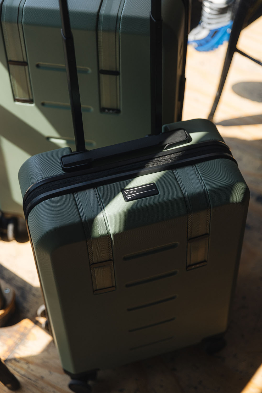 D_b_ Ramverk Check-in Luggage Medium Green Ray D_b_ Ramverk Check-in Luggage Medium Green Ray