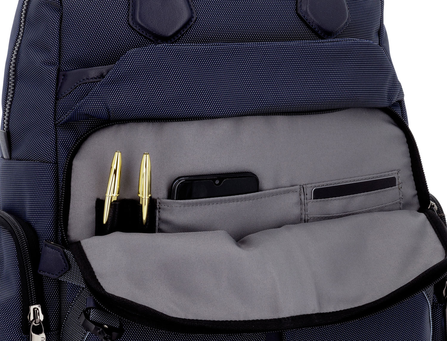 SCHARLAU First Class SPACE Shuttel Tote / Backpack mit 15,6 Zolll Navy Blue