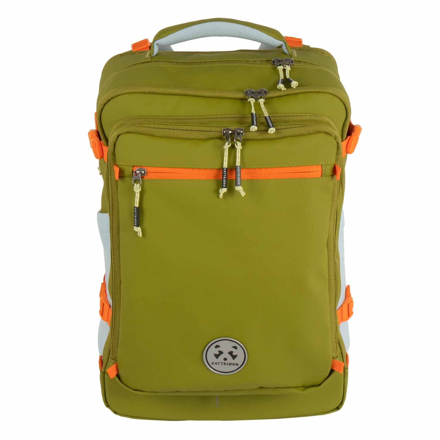 kattbjørn Explorer Schulrucksack grün/orange kattbjørn Explorer Schulrucksack grün/orange