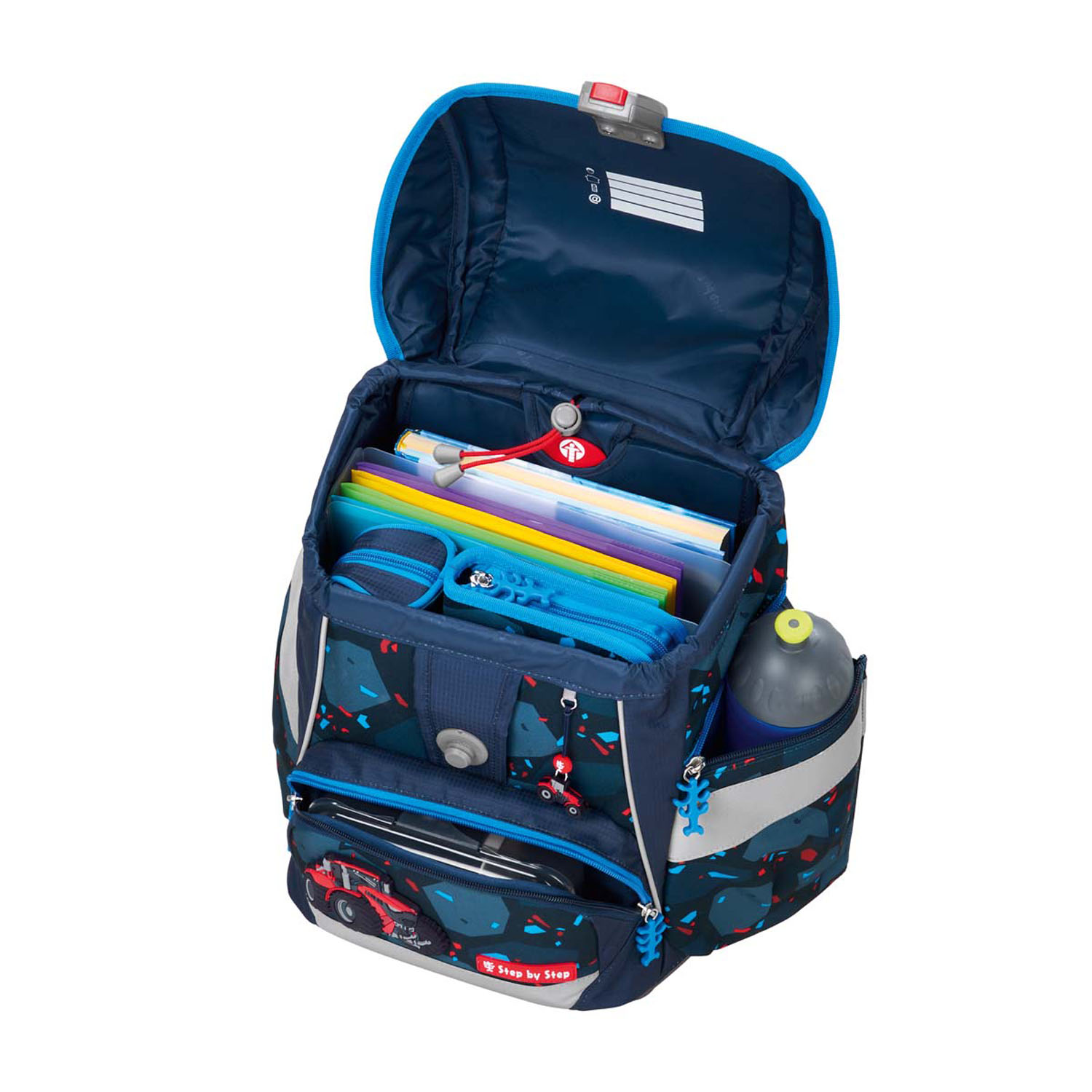 Step by Step 2IN1 PLUS Schulranzen-Set, 6-teilig Tractor Freddy