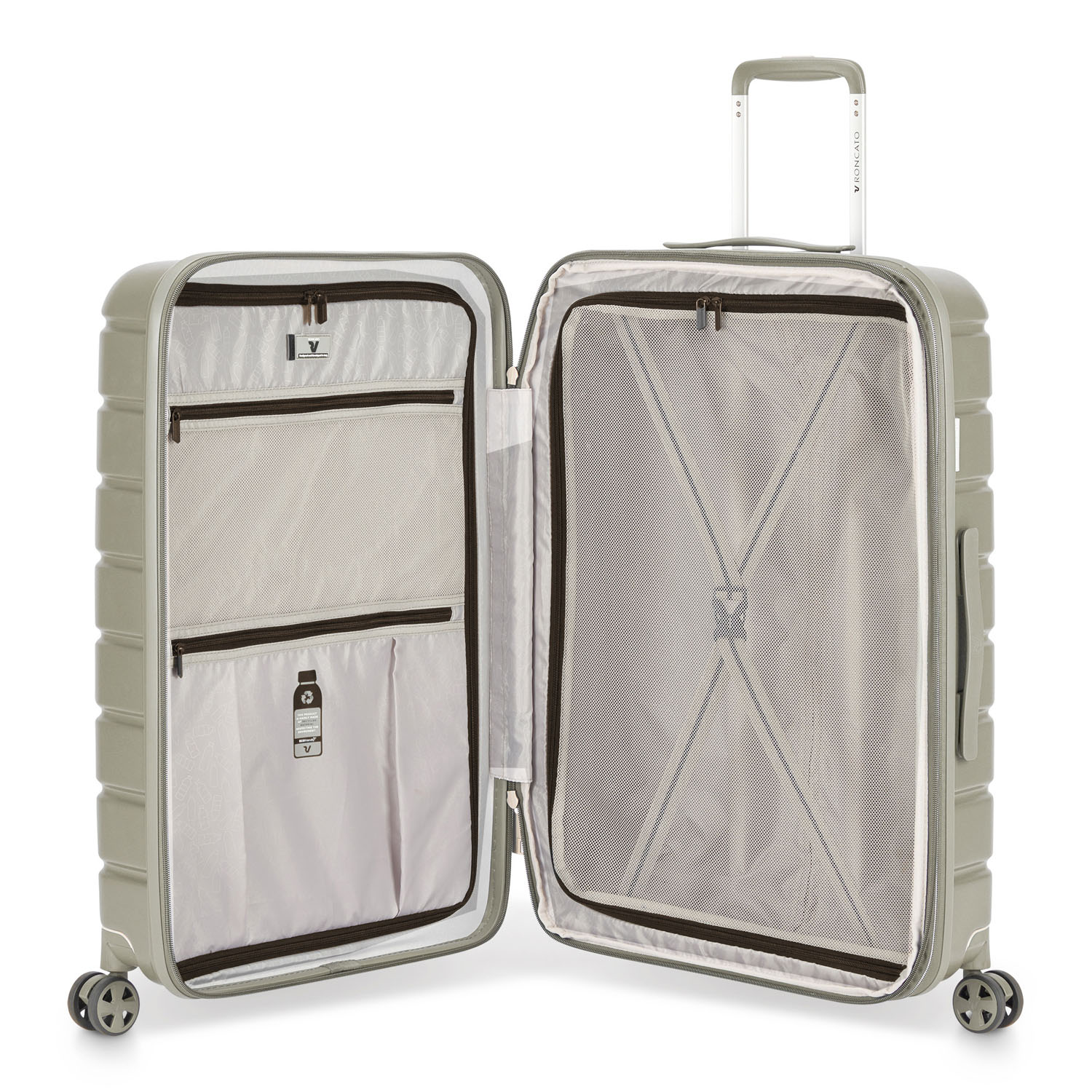 Roncato ReLIFE Grosser Trolley erweiterbar 78cm Sand Roncato ReLIFE Grosser Trolley erweiterbar 78cm Sand