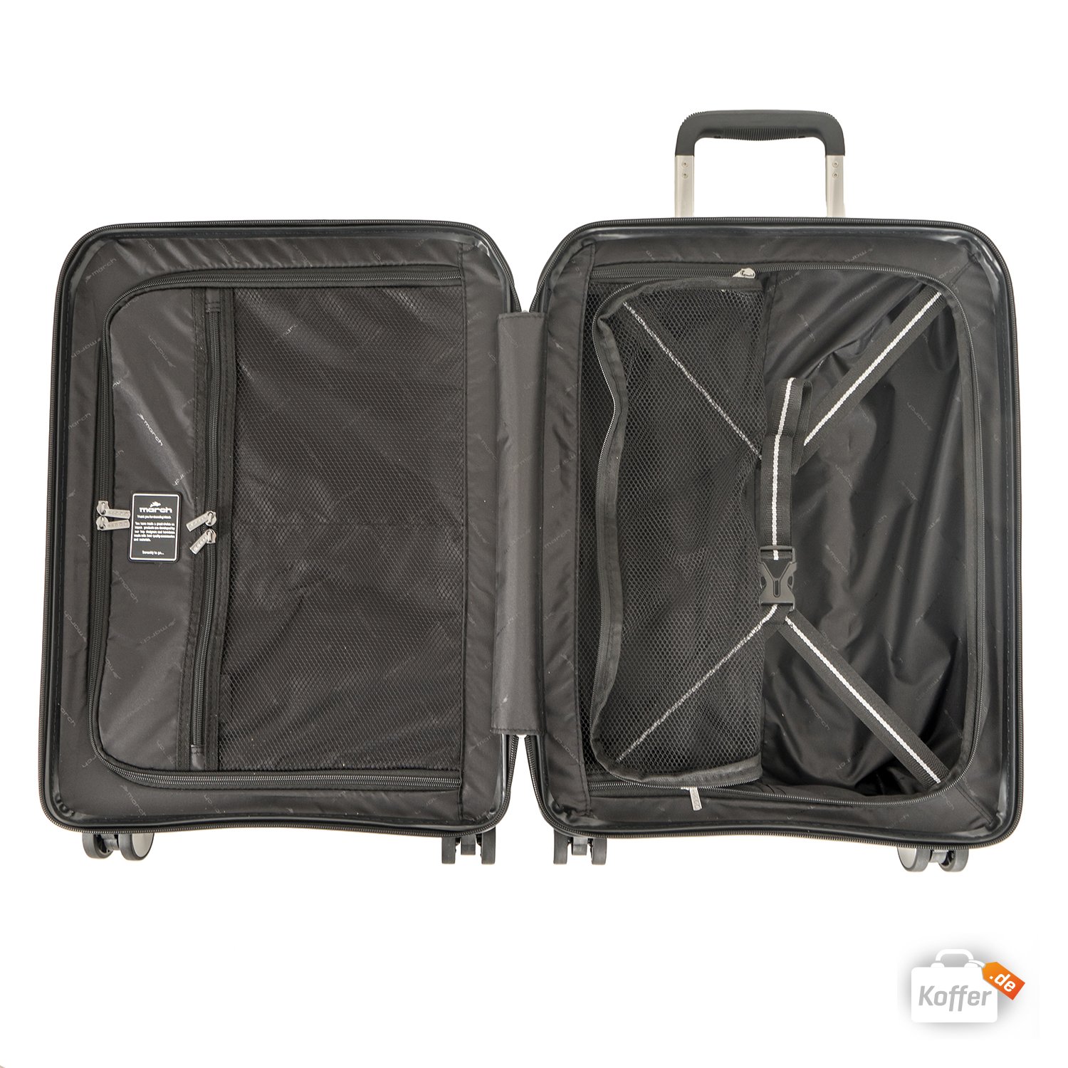 Verage Rome Trolley Large Check-in black metal Verage Rome Trolley Large Check-in black metal