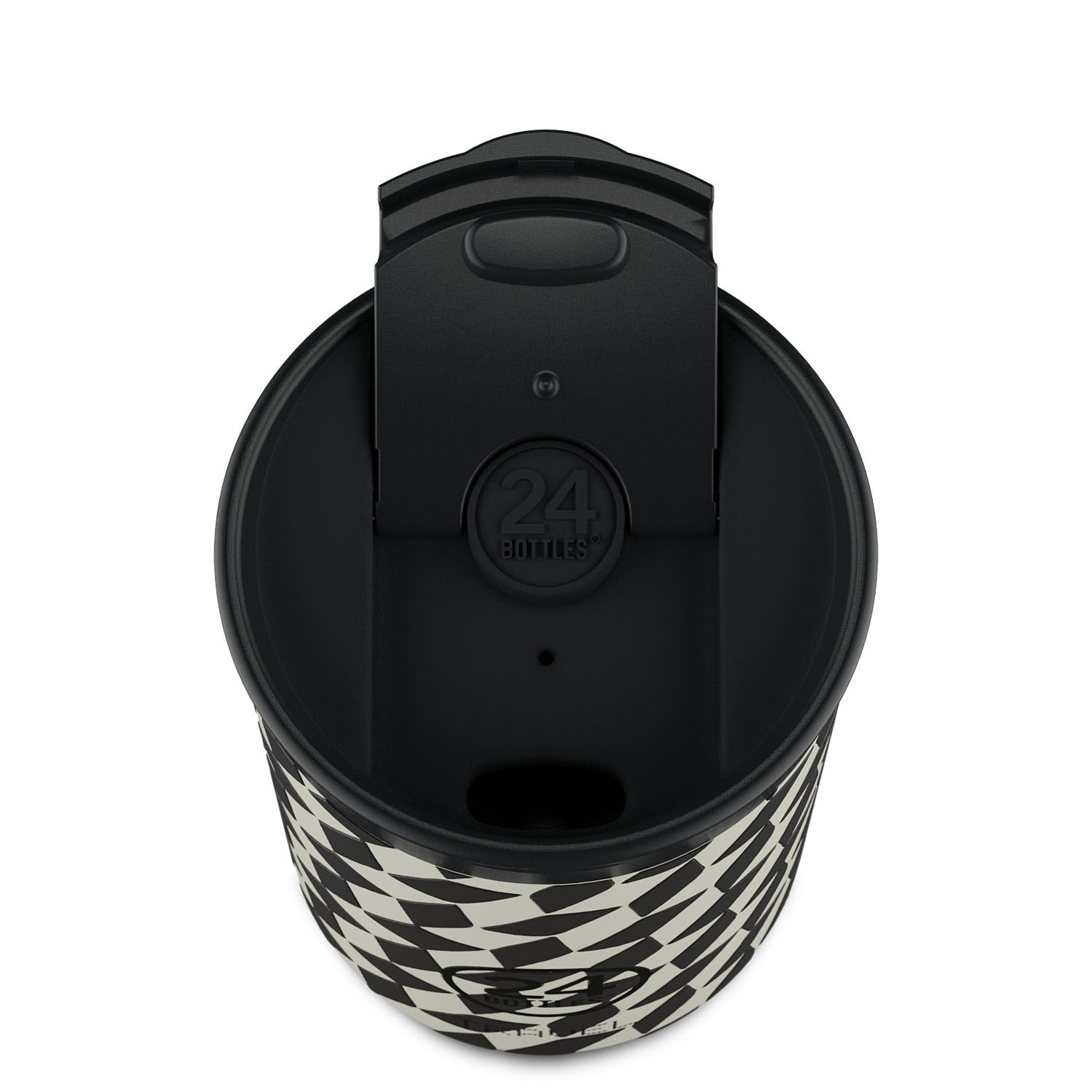 24Bottles® Travel Tumbler Groovy White 350ml