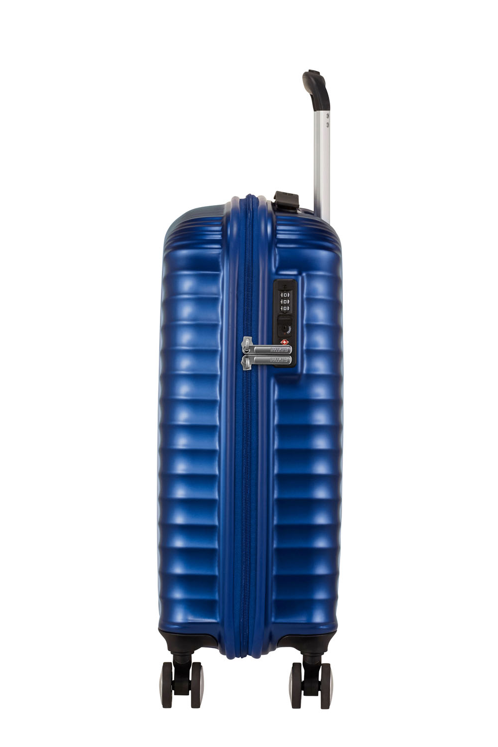American Tourister Jetglam Trolley mit 4 Rollen 55 Metallic Blue