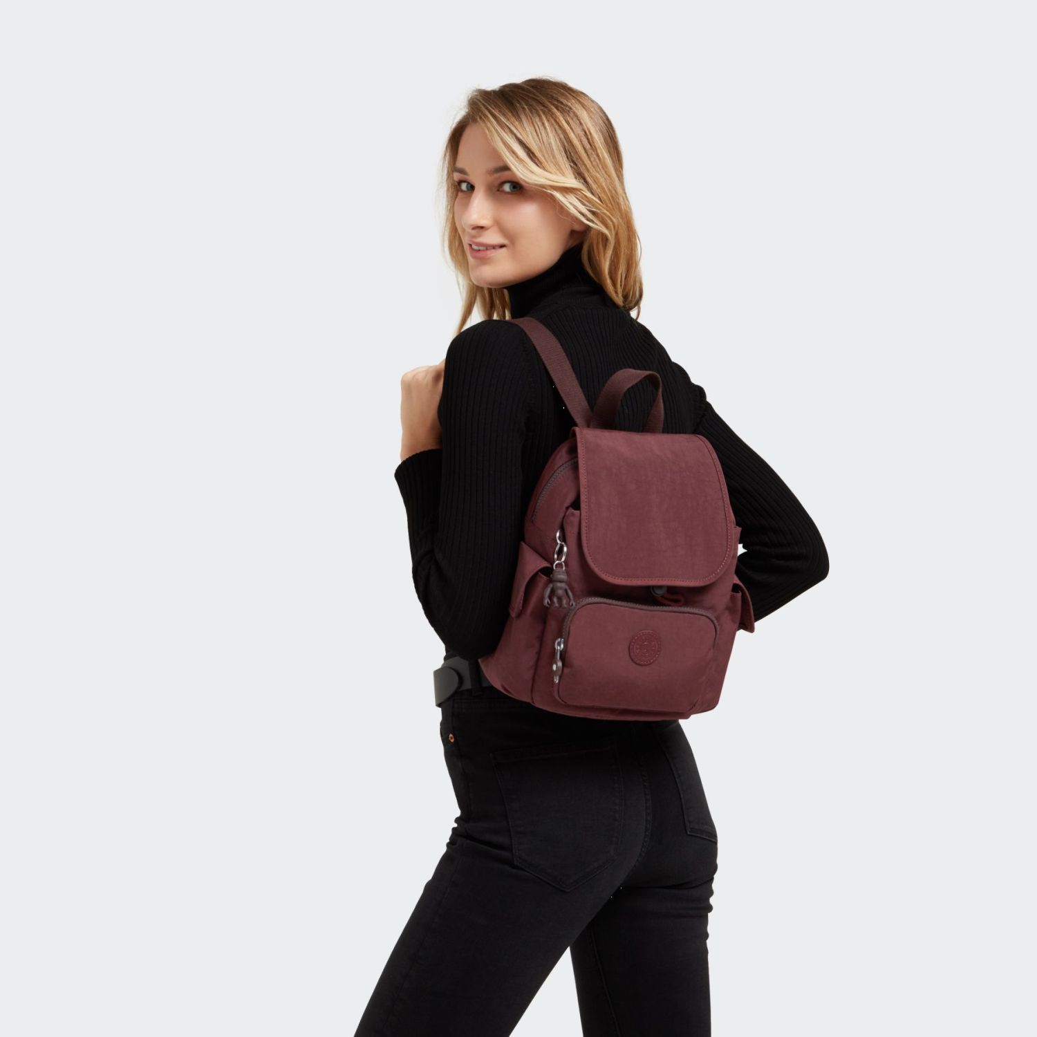 Kipling CITY PACK MINI kleiner Rucksack Mahogany