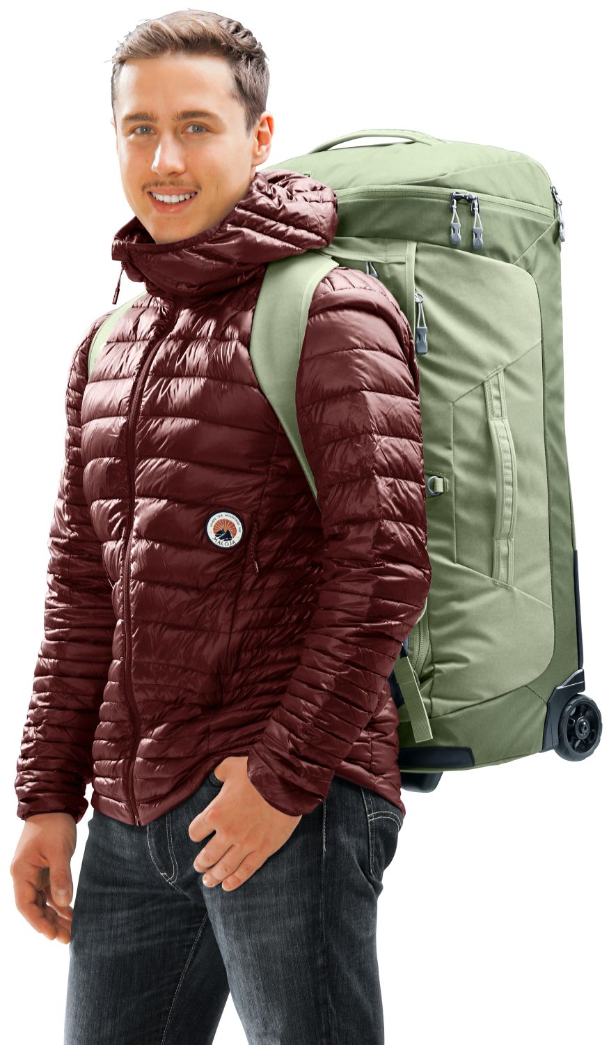 Deuter Duffel Pro Movo 60 Reisetasche auf Rollen Mineral-Grove