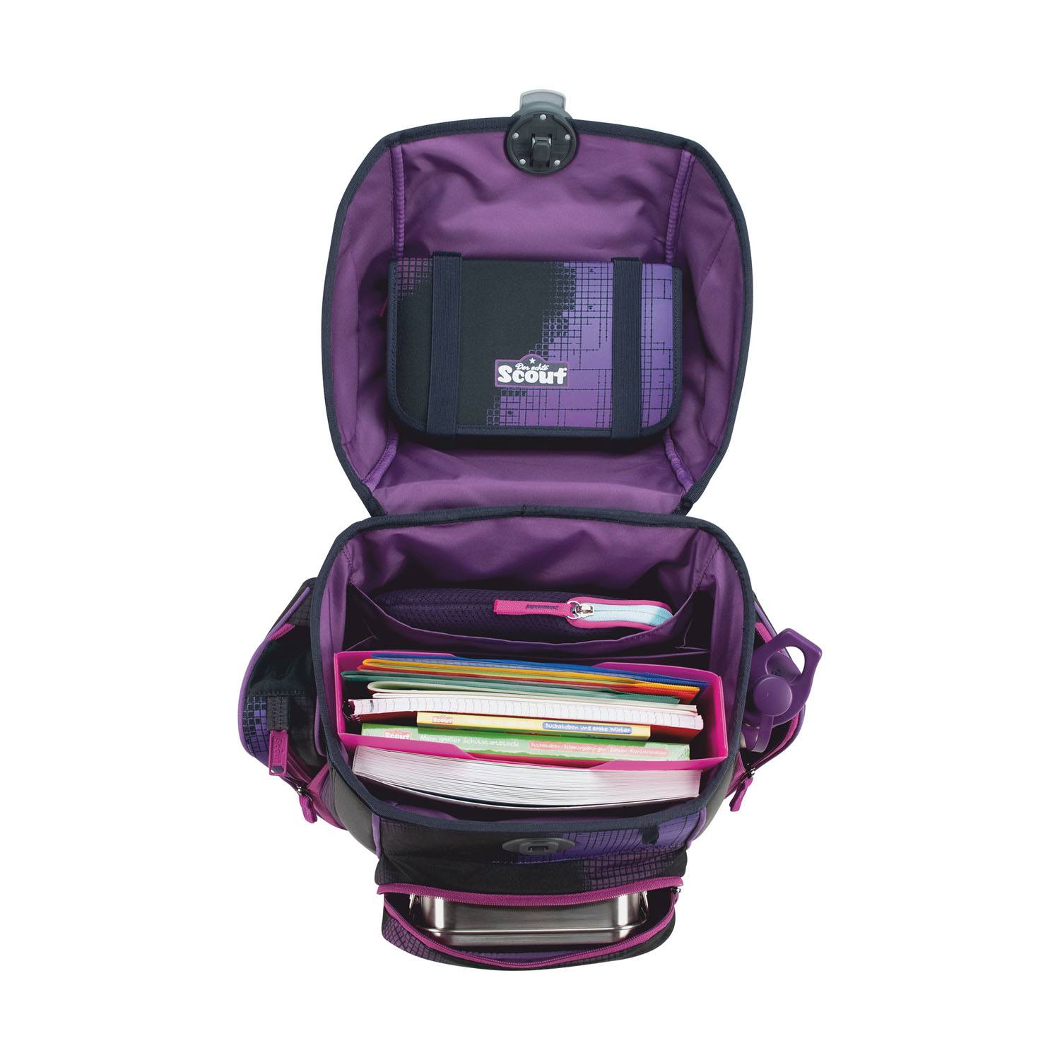 Scout Genius Set Movie Star, Schulranzen-Set 5-teilig Pink Pixel Scout Genius Set Movie Star, Schulranzen-Set 5-teilig Pink Pixel