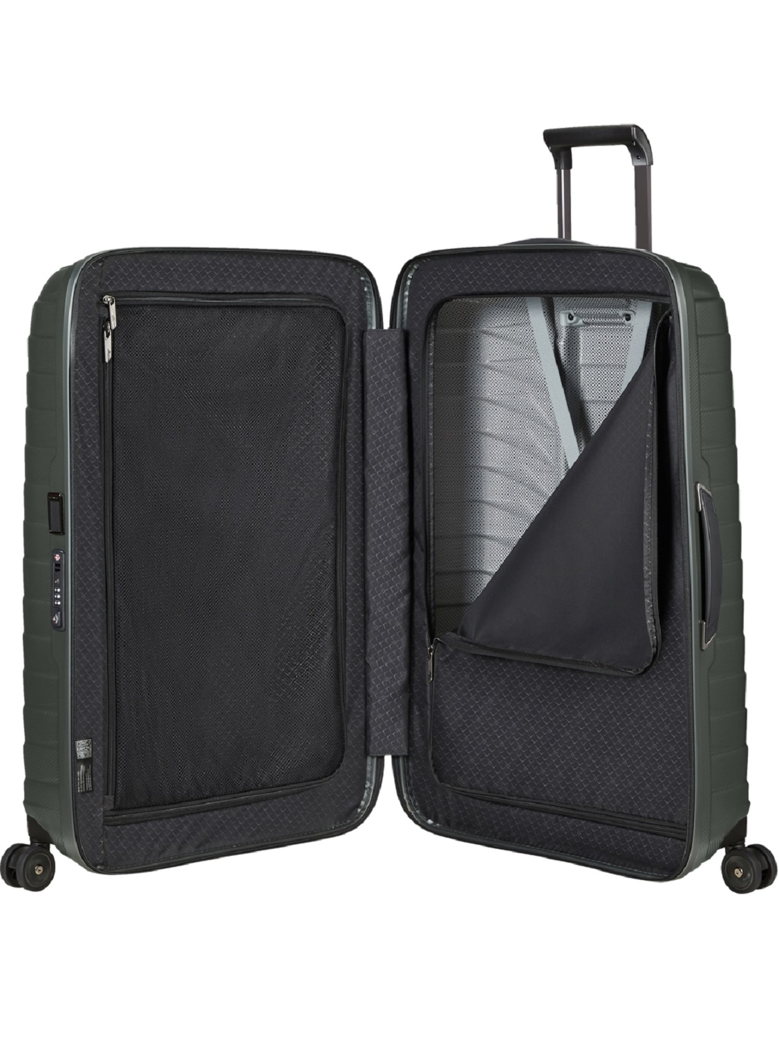 Samsonite Proxis Trolley mit 4 Rollen 75cm + GRATIS HOTELGUTSCHEIN Matt Climbing Ivy Samsonite Proxis Trolley mit 4 Rollen 75cm + GRATIS HOTELGUTSCHEIN Matt Climbing Ivy