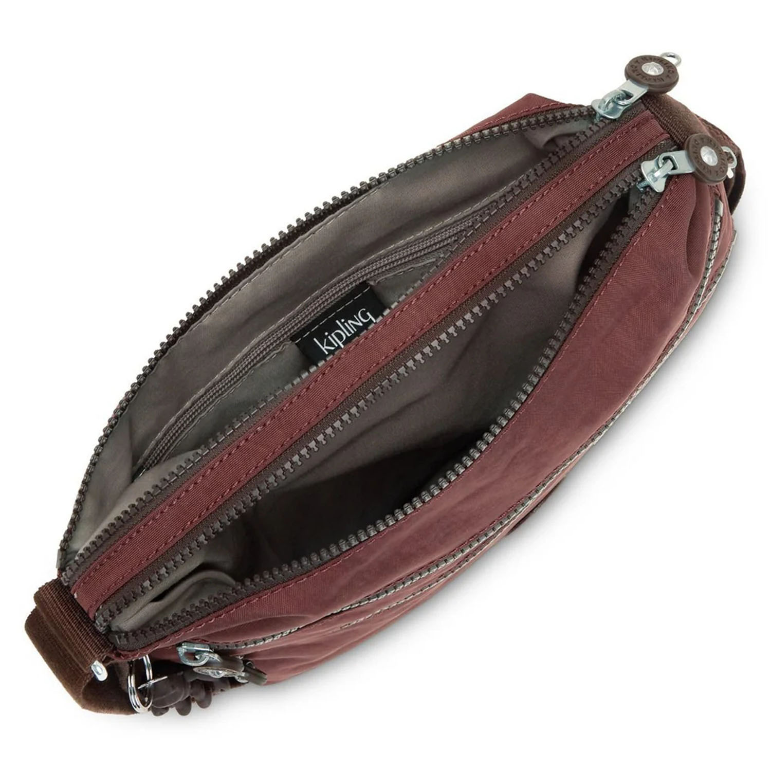 Kipling ALVAR Mittelgroße Schultertasche Mahogany
