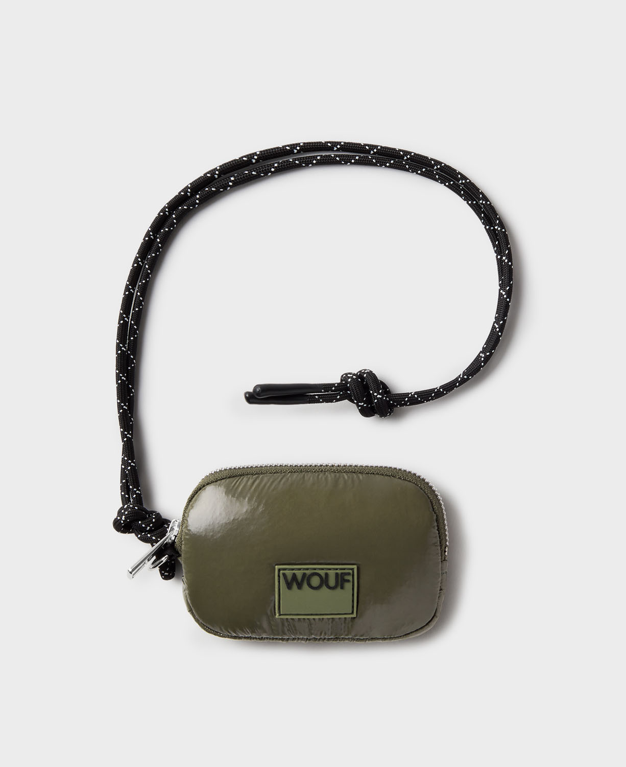 Wouf Quilted Collection Crossbody Coin Purse -Glossy Cypress Wouf Quilted Collection Crossbody Coin Purse -Glossy Cypress