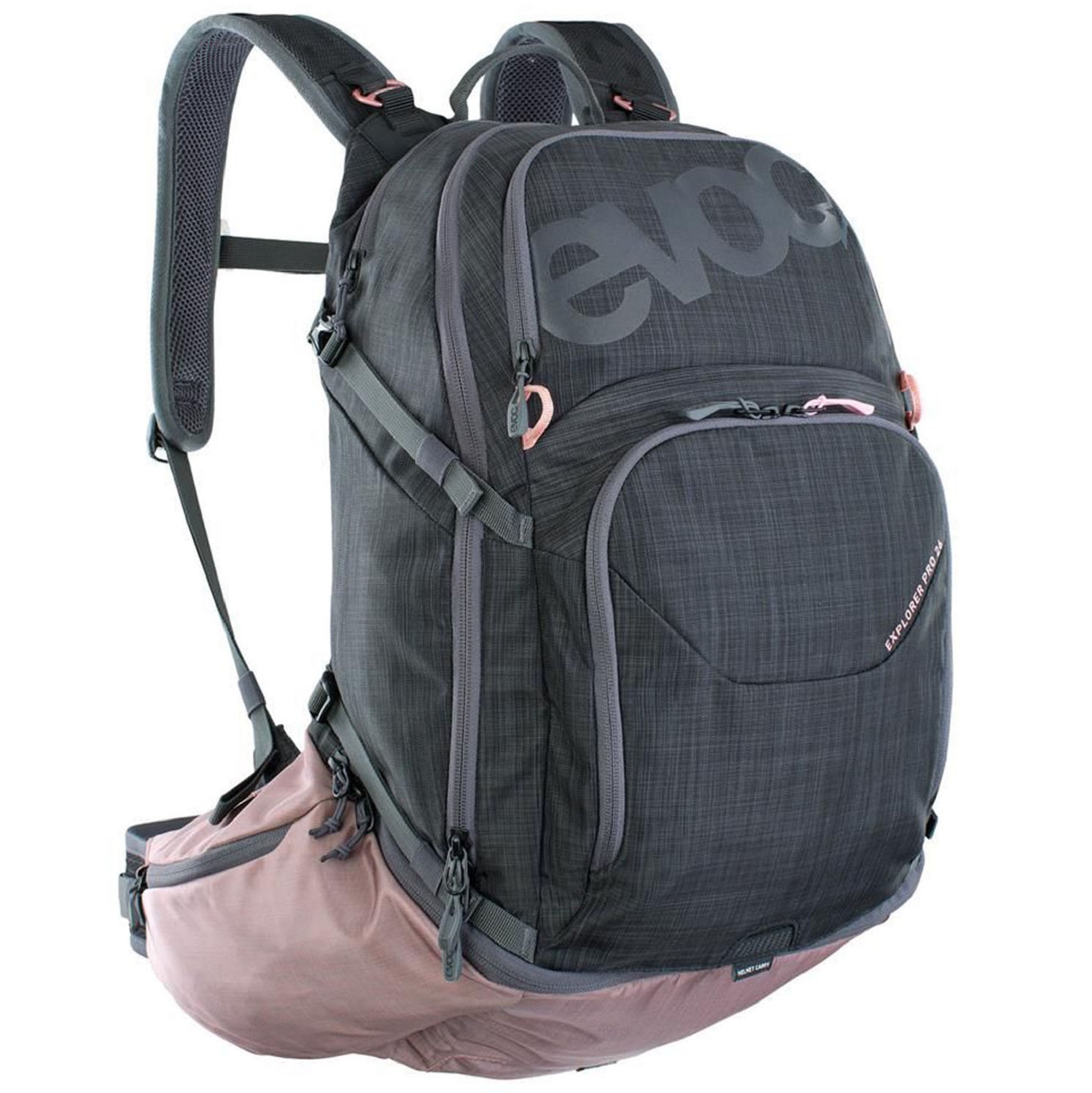 evoc Explorer PRO 26 Bike-Rucksack Carbon grey / dusty pink evoc Explorer PRO 26 Bike-Rucksack Carbon grey / dusty pink