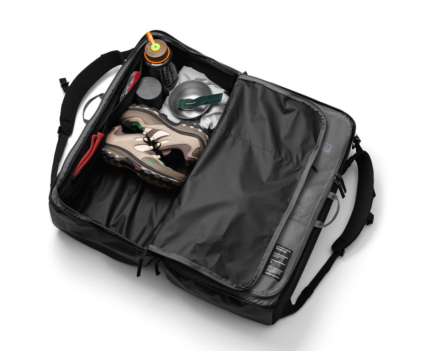 D_b_ Roamer Pro Split Duffel / Backpack 90L Black Out D_b_ Roamer Pro Split Duffel / Backpack 90L Black Out