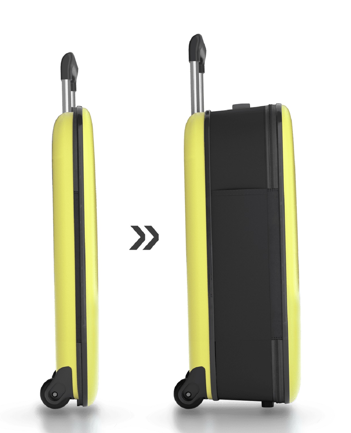 Rollink Flex Vega II 26" Medium Check-In Suitcase Yellow Iris