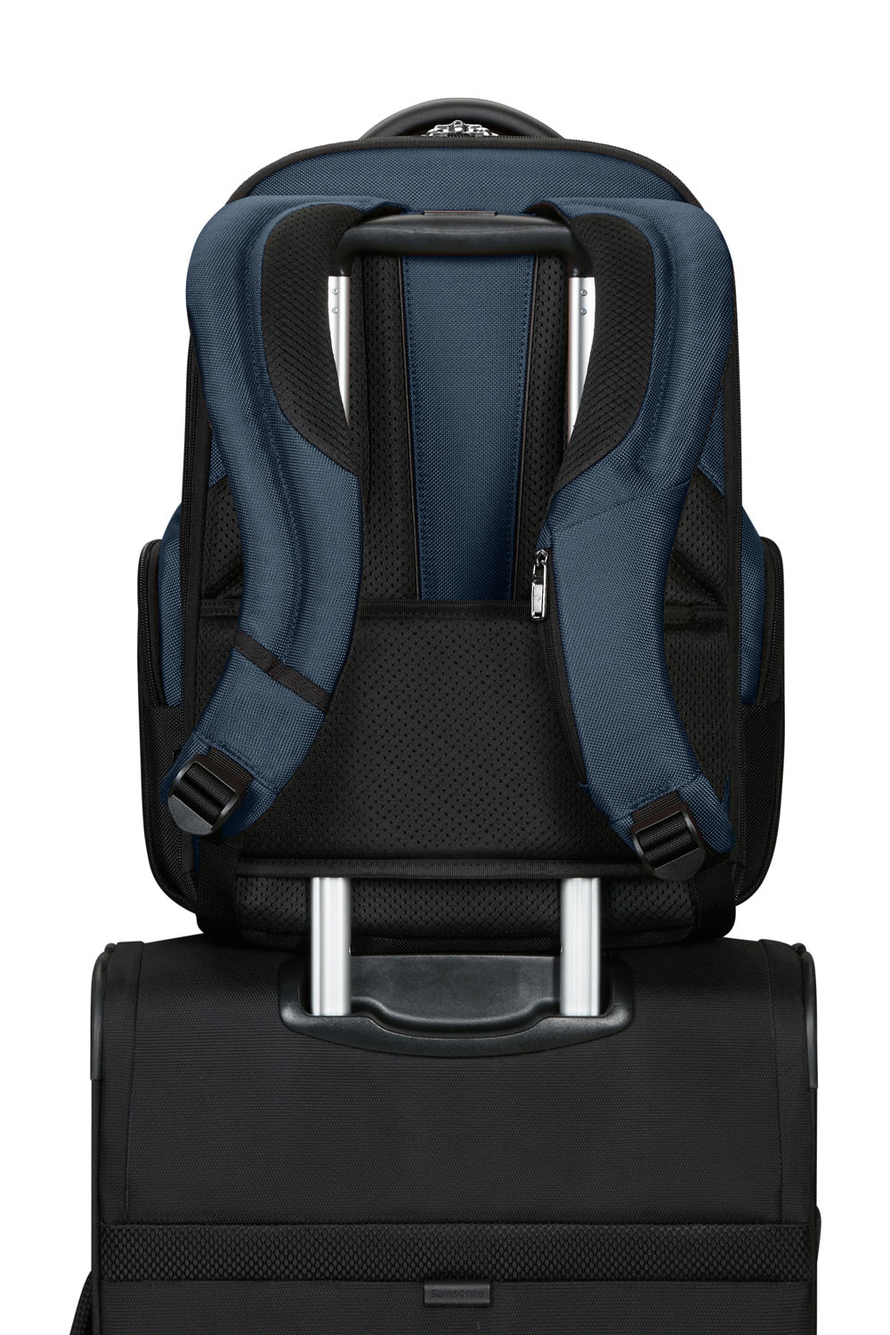 Samsonite Pro-DLX 6 Rucksack expandable 15.6" + GRATIS HOTELGUTSCHEIN Blau