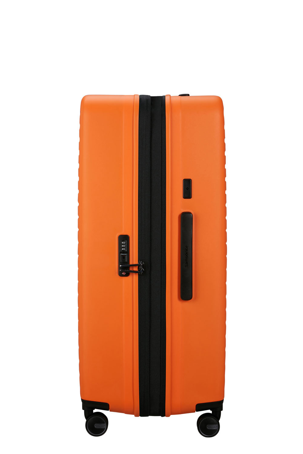 Samsonite Restackd Trolley mit 4 Rollen erweiterbar 81cm + GRATIS HOTELGUTSCHEIN Papaya