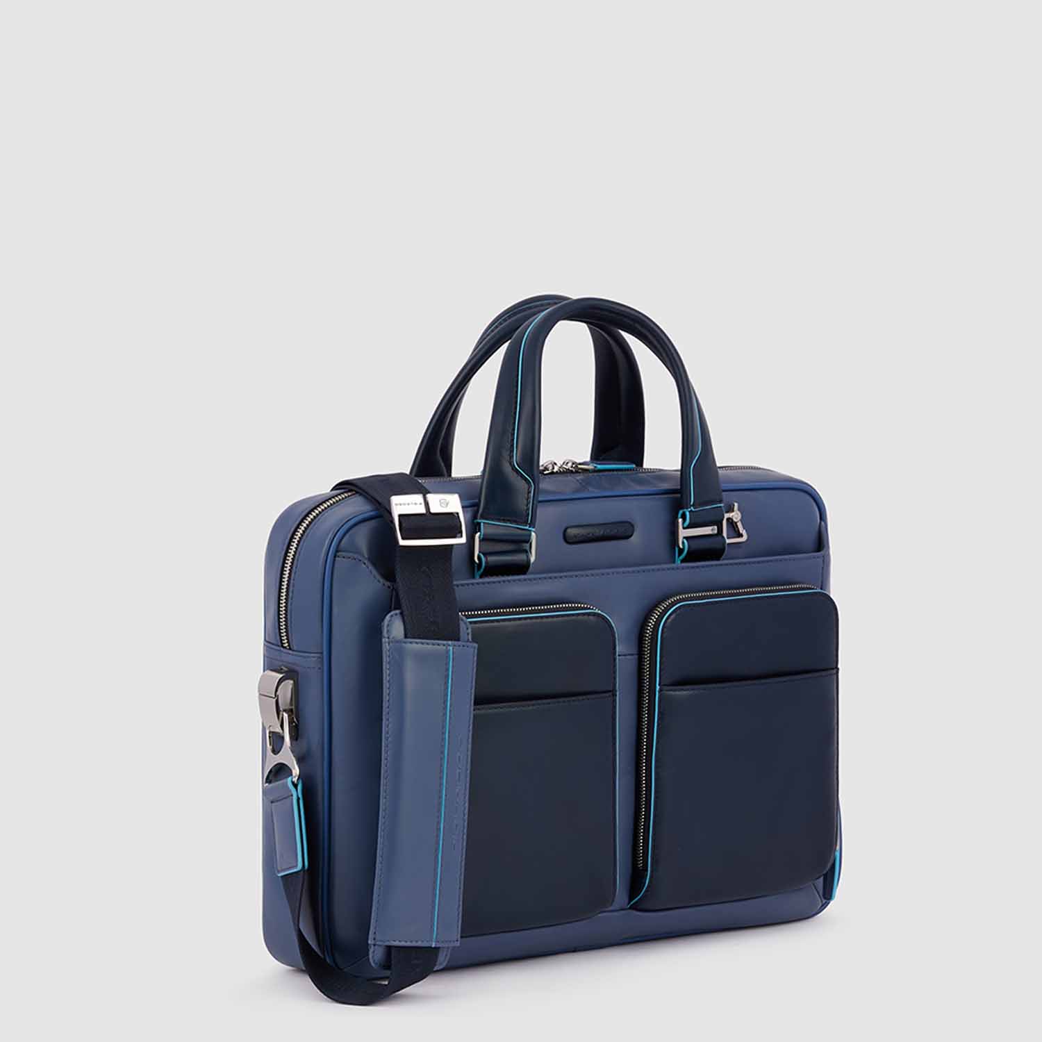 Piquadro Blue Square Schmale Laptoptasche mit Laptofach 14" blu blu Piquadro Blue Square Schmale Laptoptasche mit Laptofach 14" blu blu