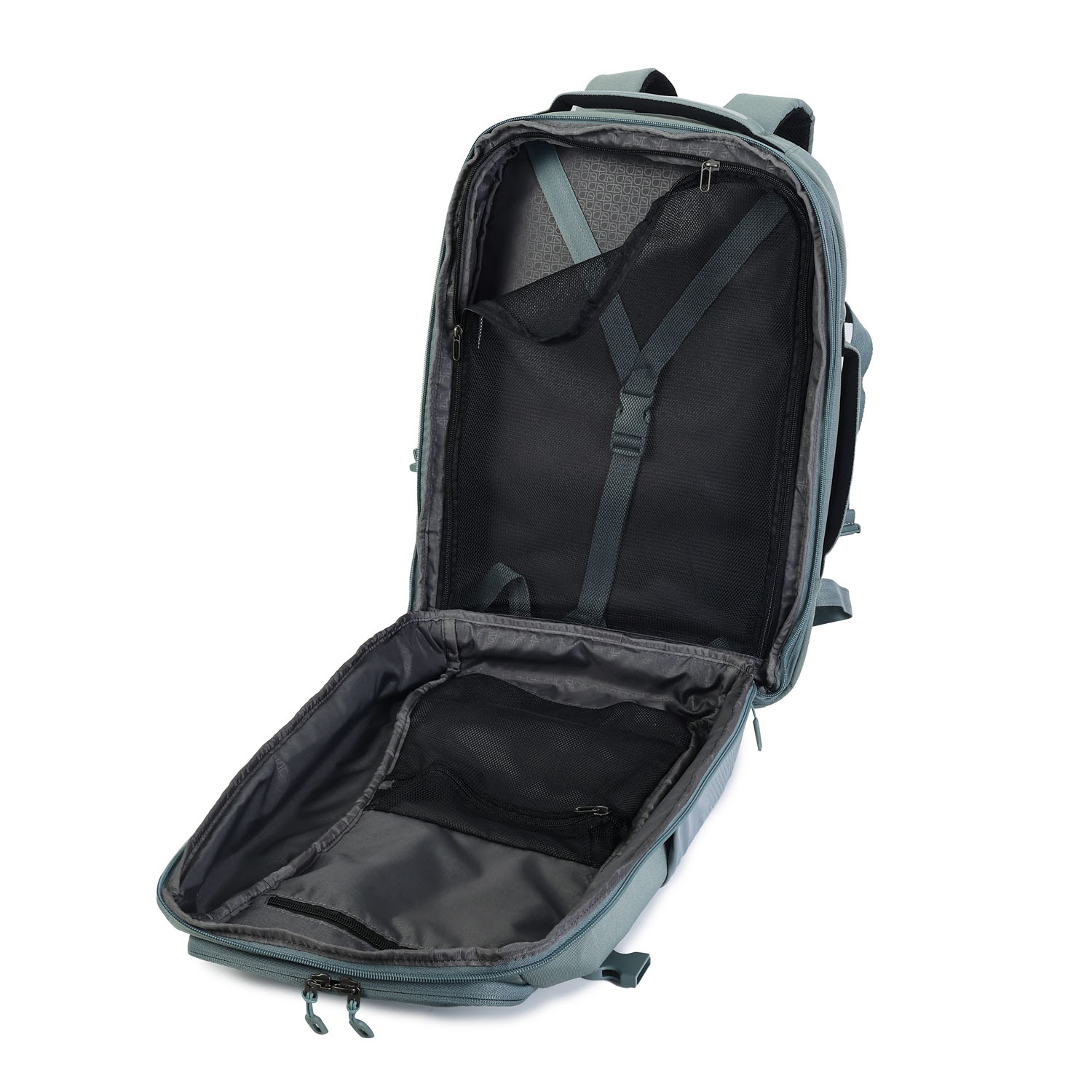 Hedgren Comby TRIP L Exp Travel Backpack 15,6" Grey-Green