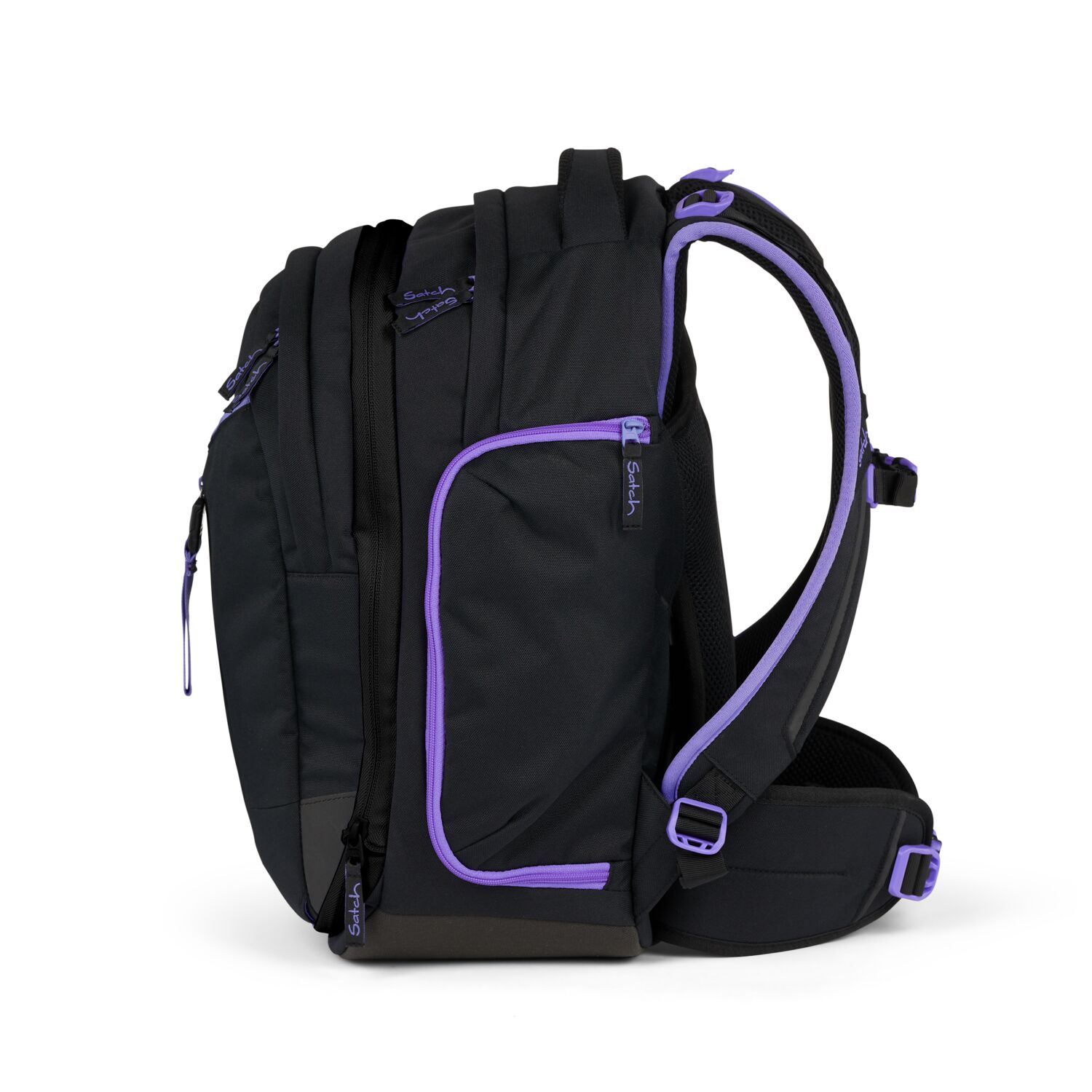satch match Schulrucksack Purple Phantom