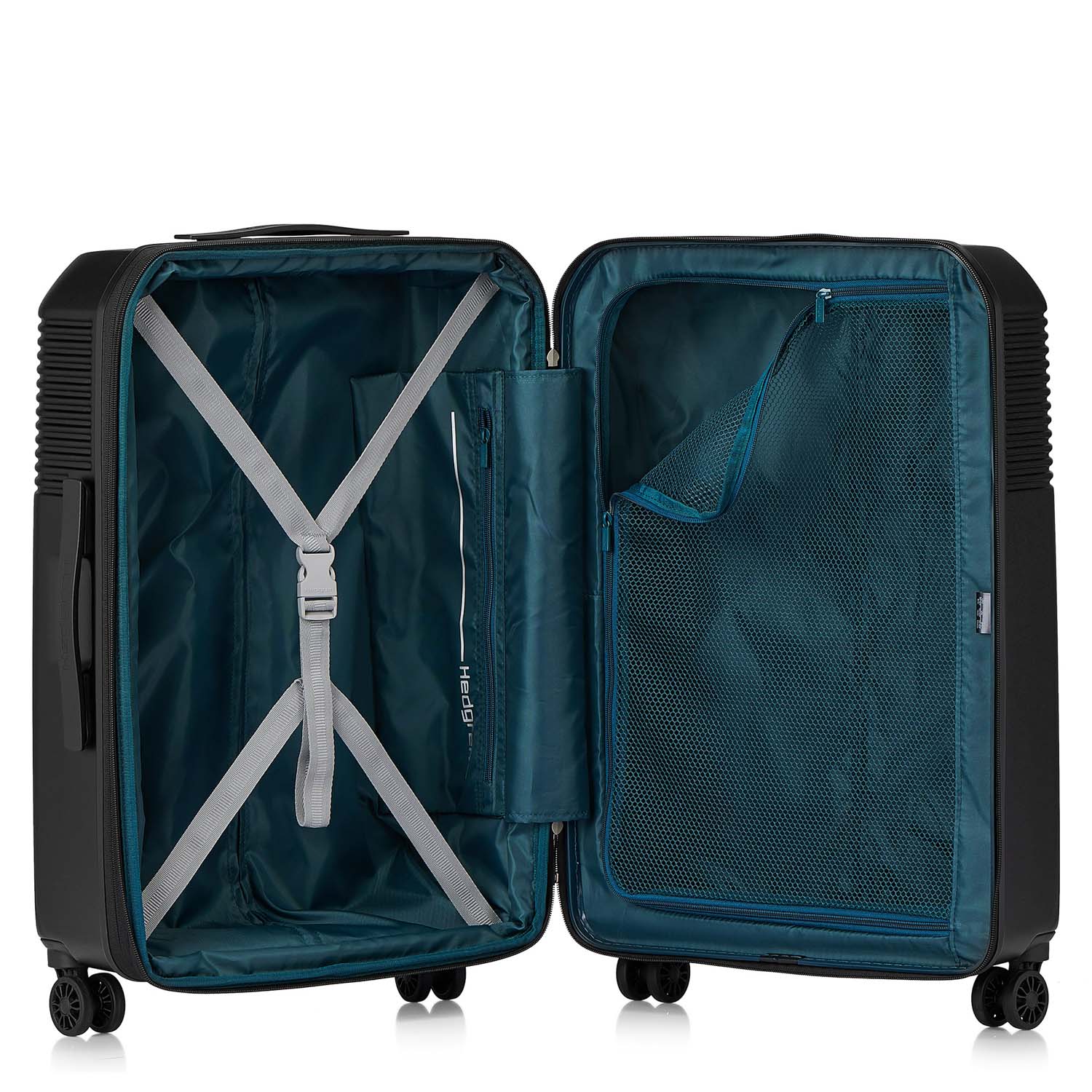 Hedgren Lineo Stripe M, 66cm Trolley erweiterbar Black Hedgren Lineo Stripe M, 66cm Trolley erweiterbar Black