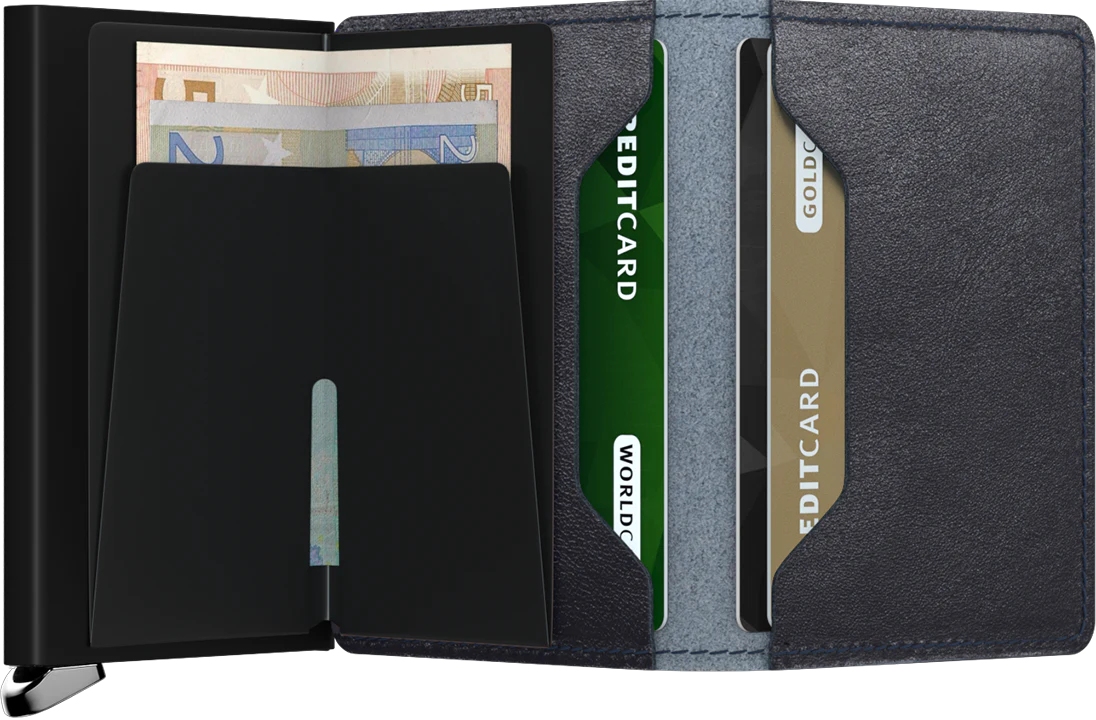 Secrid Slimwallet Premium Basco SBc-Navy Secrid Slimwallet Premium Basco SBc-Navy