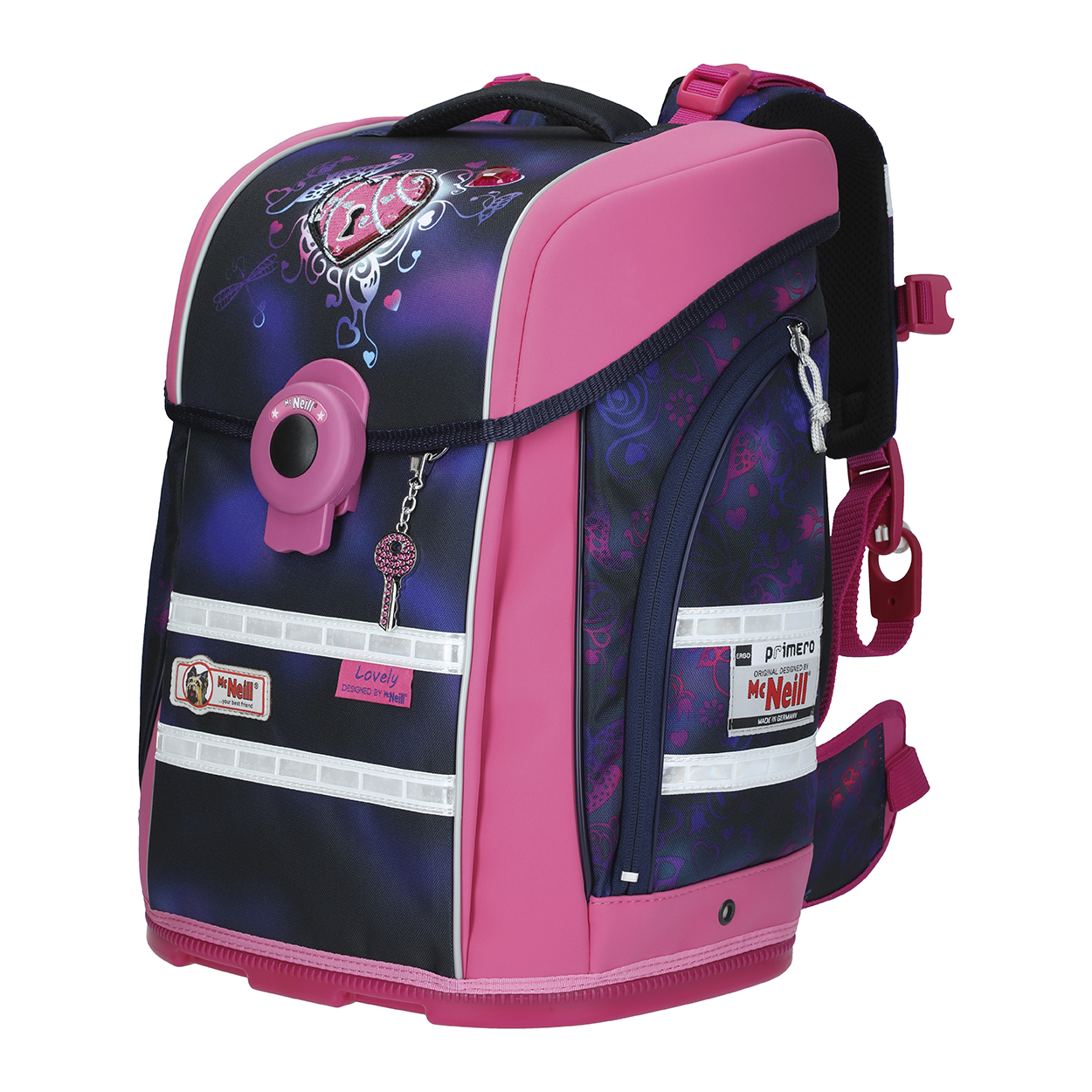 McNeill Ergo Primero Schulranzen-Set, 4-teilig Lovely McNeill Ergo Primero Schulranzen-Set, 4-teilig Lovely