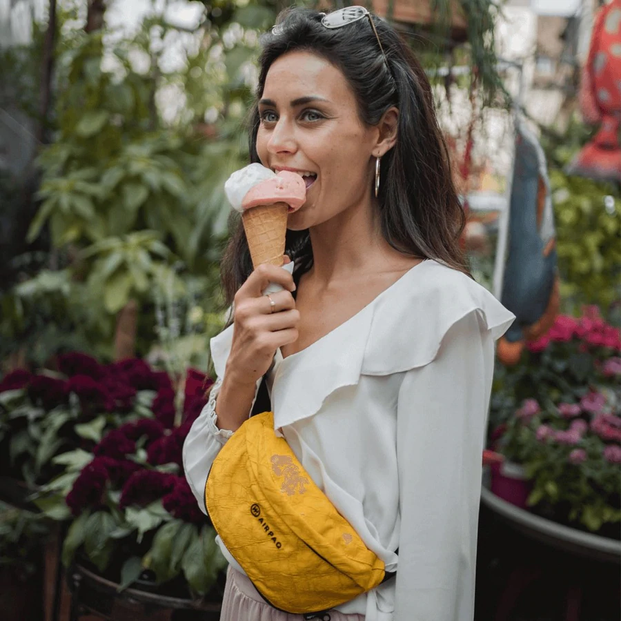 Airpaq Hip Baq Bauchtasche Gelb Airpaq Hip Baq Bauchtasche Gelb