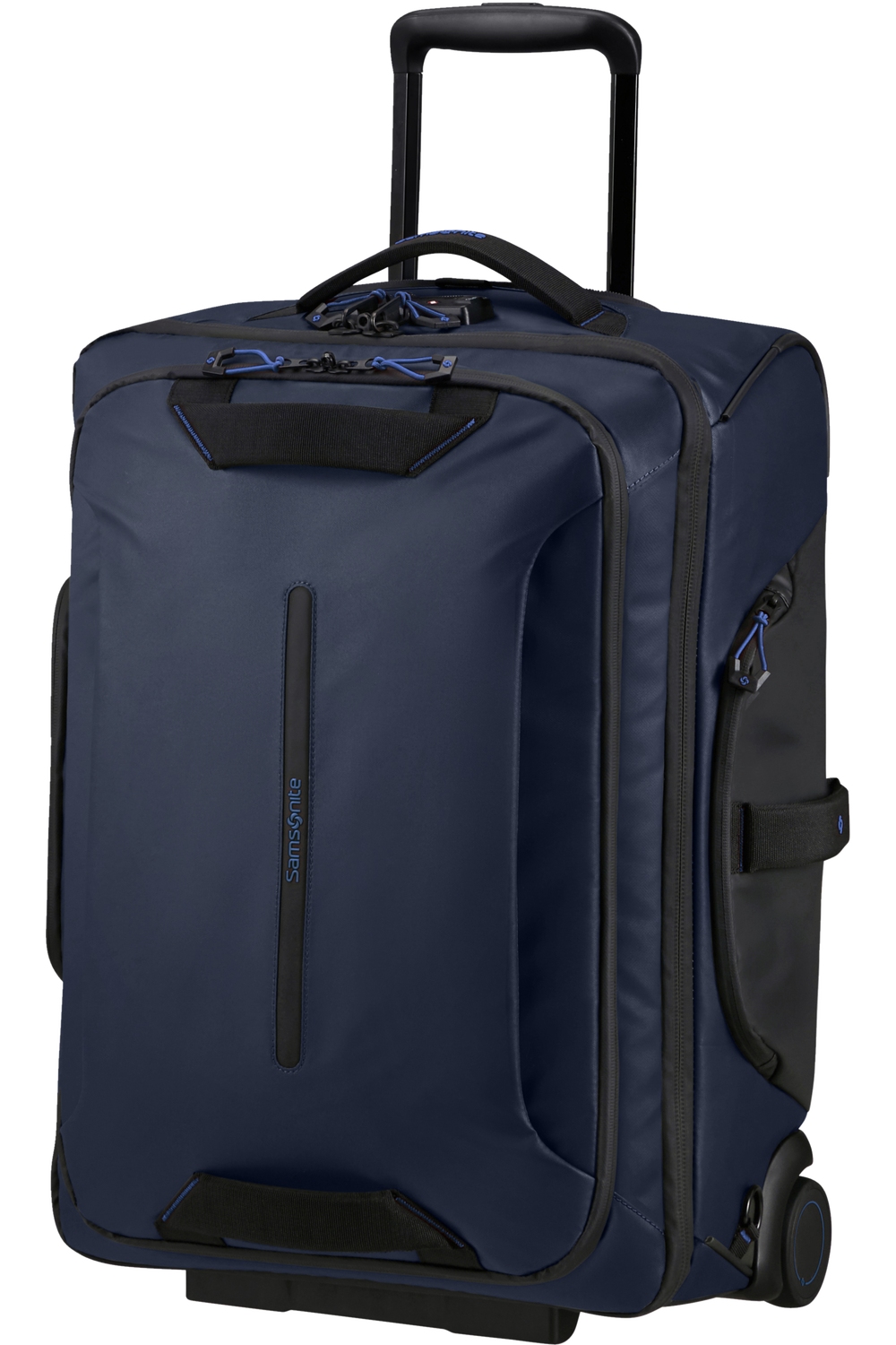 Samsonite Ecodiver Reisetasche/Rucksack mit Rollen 55cm + GRATIS HOTELGUTSCHEIN Blue Nights