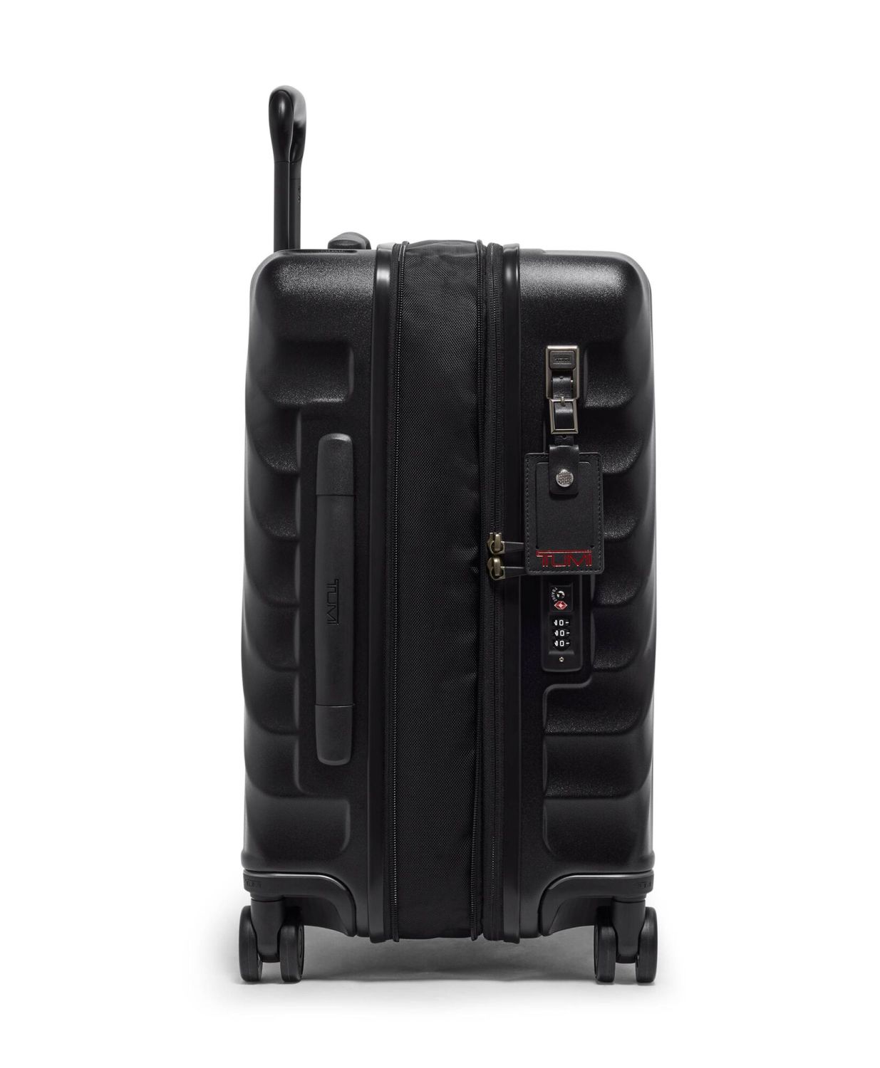 Tumi 19 Degree International Erweiterbarer Handgepäckkoffer 55cm, matte + GRATIS HOTELGUTSCHEIN Black Textured