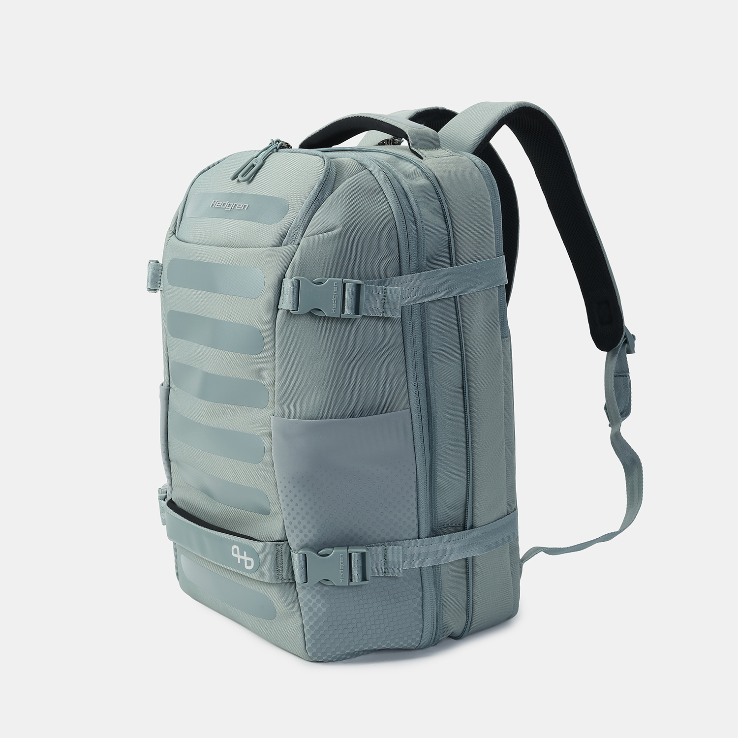 Hedgren Comby TRIP M Exp Travel Backpack 15,6" Grey-Green