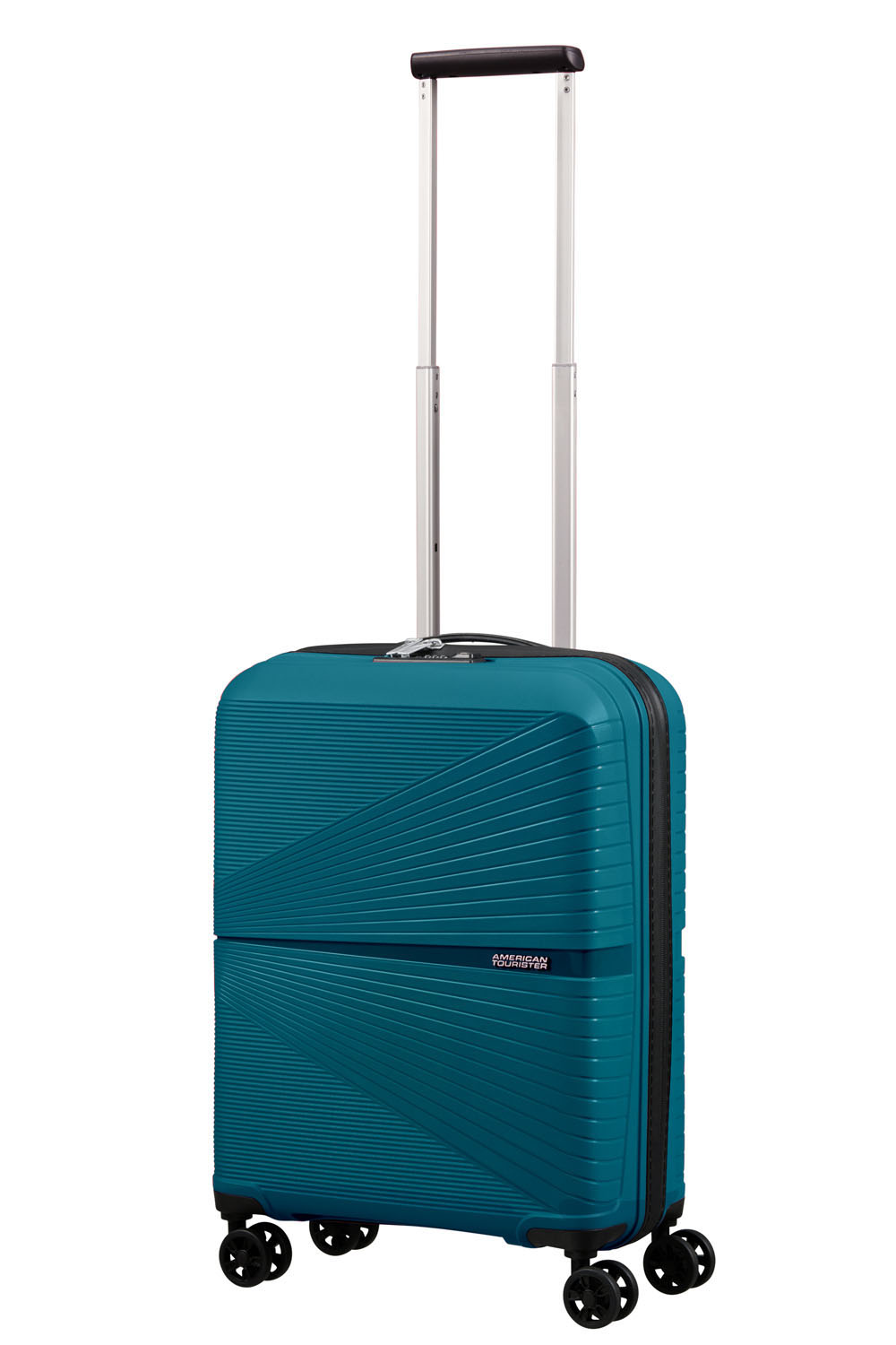 American Tourister Airconic Handgepäck Trolley 55cm mit 4 Rollen + GRATIS HOTELGUTSCHEIN Deep Ocean