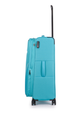 Stratic Strong Trolley M, 4 Doppelrollen, erweiterbar petrol