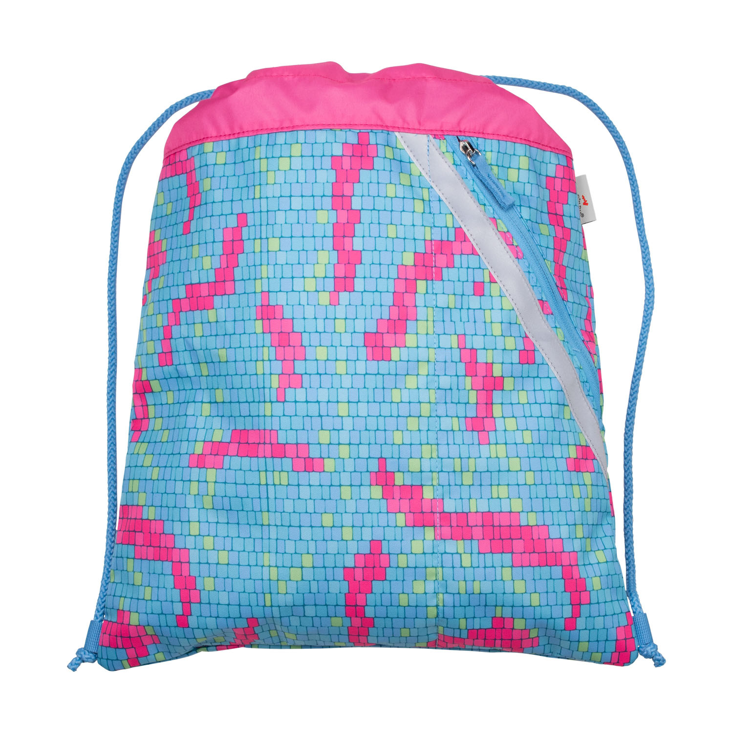 DerDieDas ErgoFlex Schulrucksack-Set 5-teilig mit Sportbeutel Happy Pixel