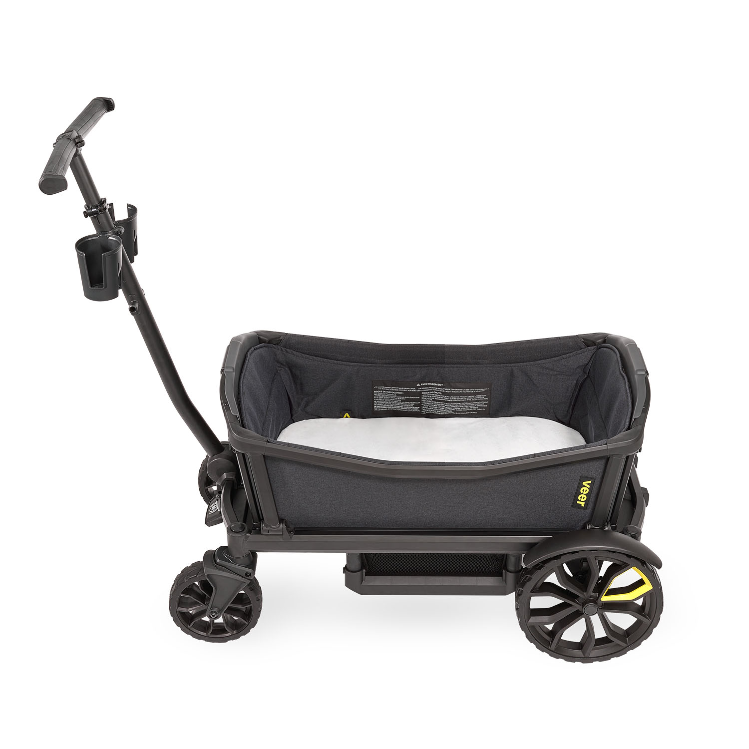 Veer Accessoires Liegeeinsatz für Babys schwarz/dunkelgrau/weiß