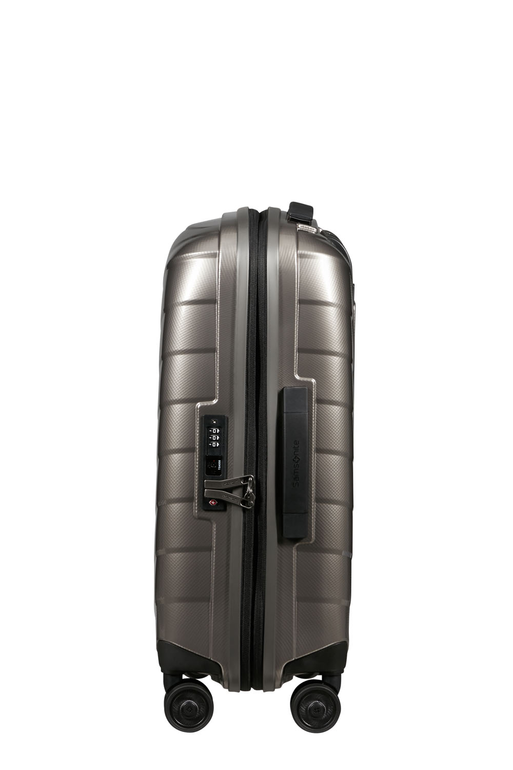 Samsonite Attrix Trolley mit 4 Rollen erweiterbar 55cm (23/26cm) Dune