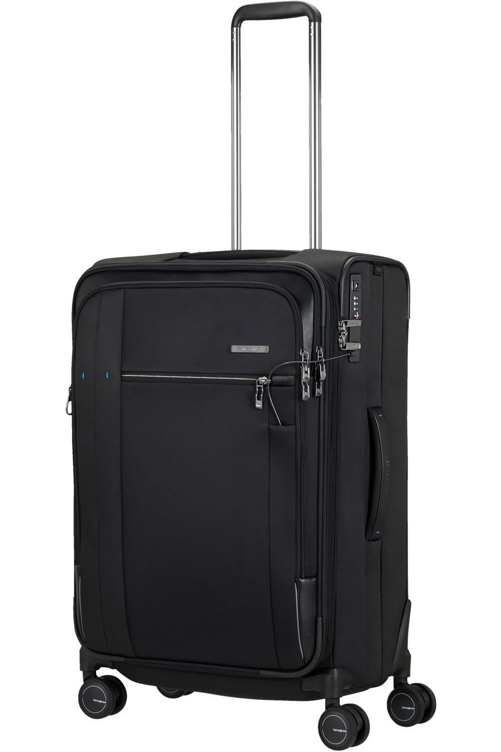 Samsonite Spectrolite 3.0 TRVL Trolley mit 4 Rollen erweiterbar 68cm + GRATIS HOTELGUTSCHEIN Black