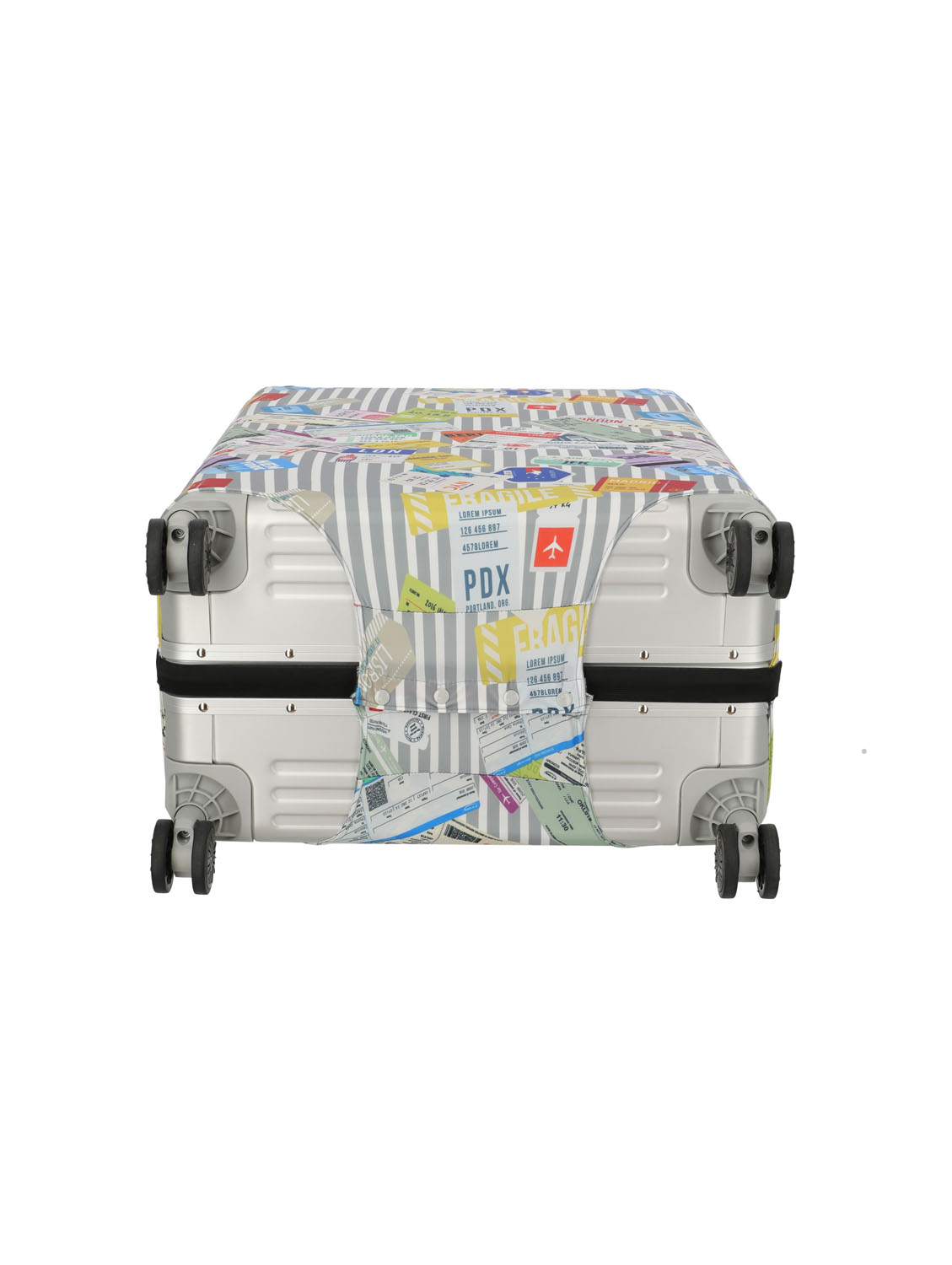 Travelite Accessoires Kofferhülle L Multi.Color/Tickets