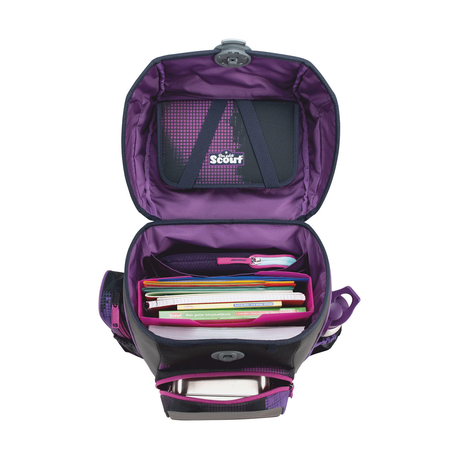 Scout Neo Set Movie Star Schulranzen-Set 5-teilig Pink Pixel