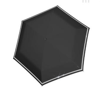 Knirps Rookie Manual reflective black Knirps Rookie Manual reflective black