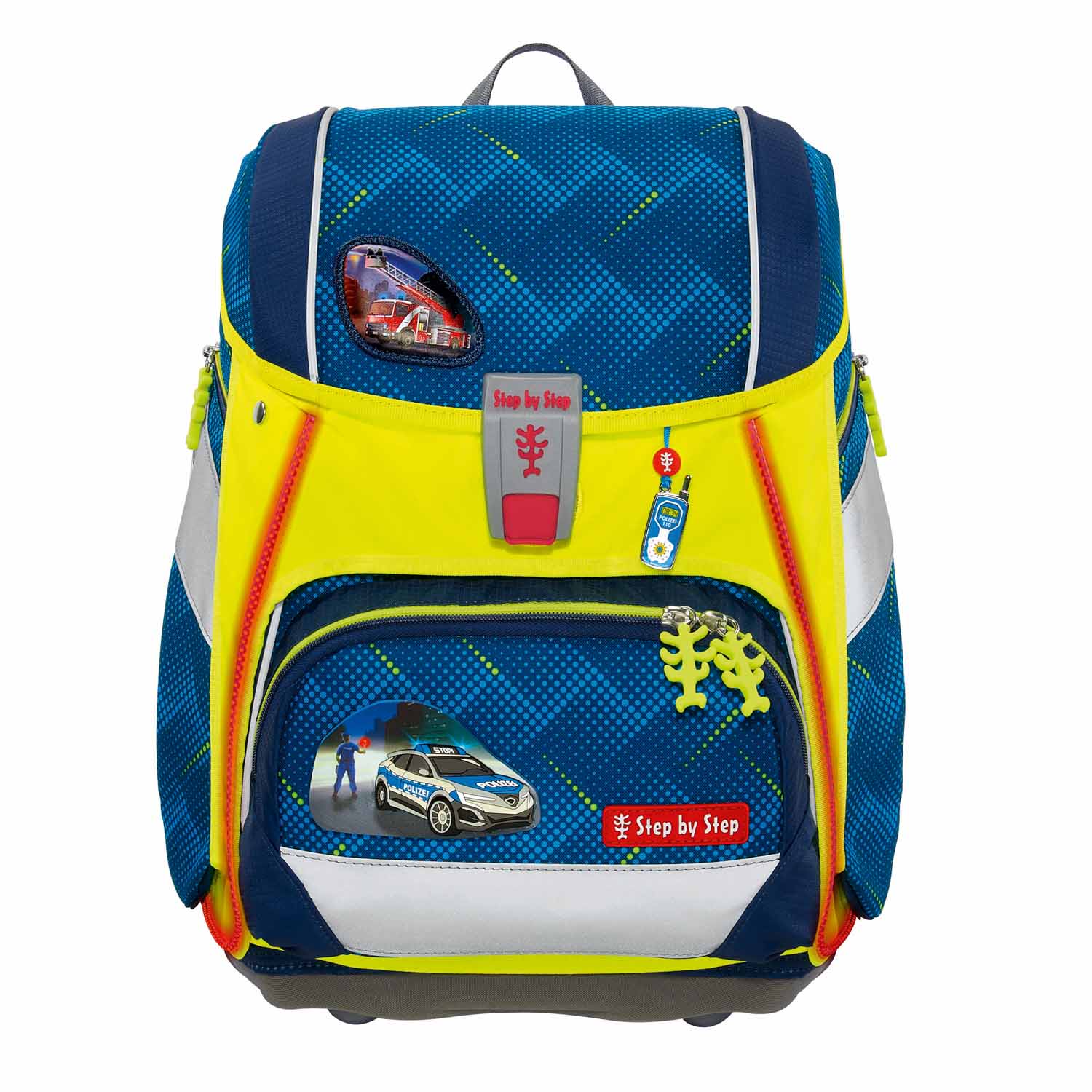 Step by Step Schulzubehör LED Neon Pull-Over, Reflektorüberzug mit LED-Leuchteffekt für 2IN1 PLU Schulranzen Gelb Step by Step Schulzubehör LED Neon Pull-Over, Reflektorüberzug mit LED-Leuchteffekt für 2IN1 PLU Schulranzen Gelb