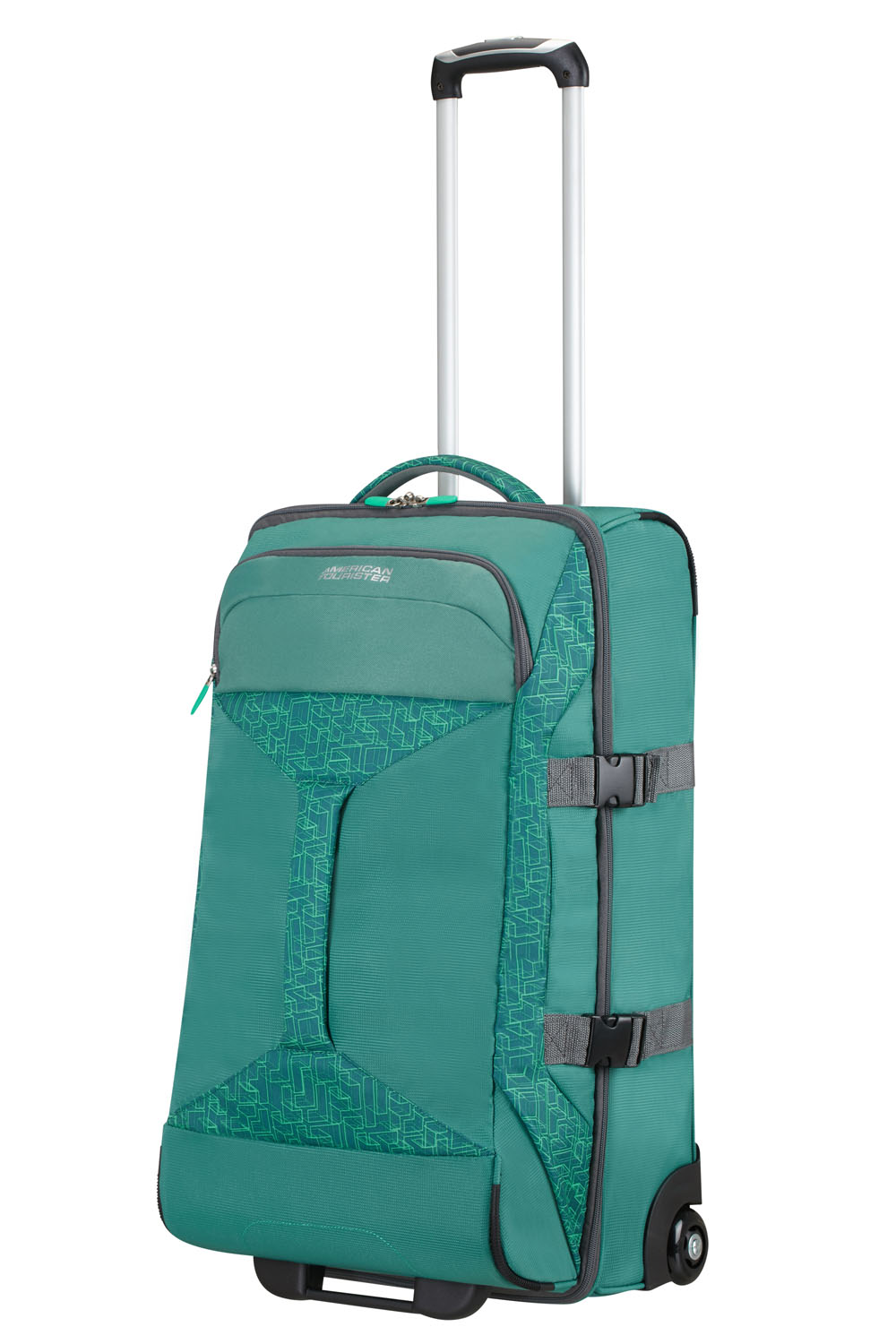 American Tourister Road Quest Reisetasche mit 2 Rollen 69cm Sea Green Print American Tourister Road Quest Reisetasche mit 2 Rollen 69cm Sea Green Print