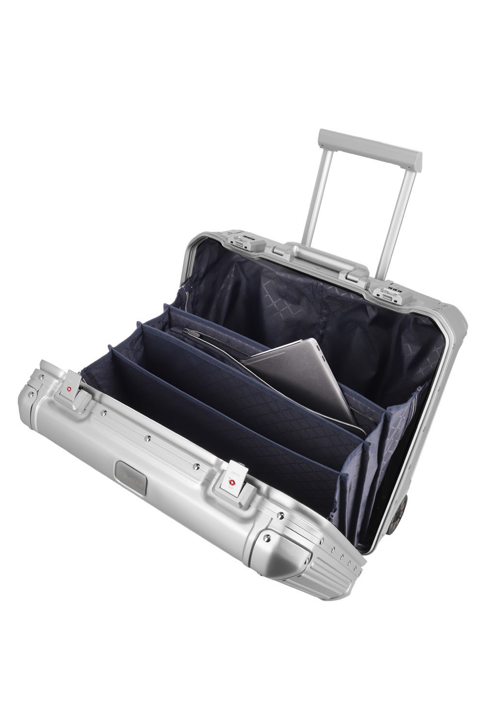 Travelite Next Business Trolley 2-Rollen Silber Travelite Next Business Trolley 2-Rollen Silber