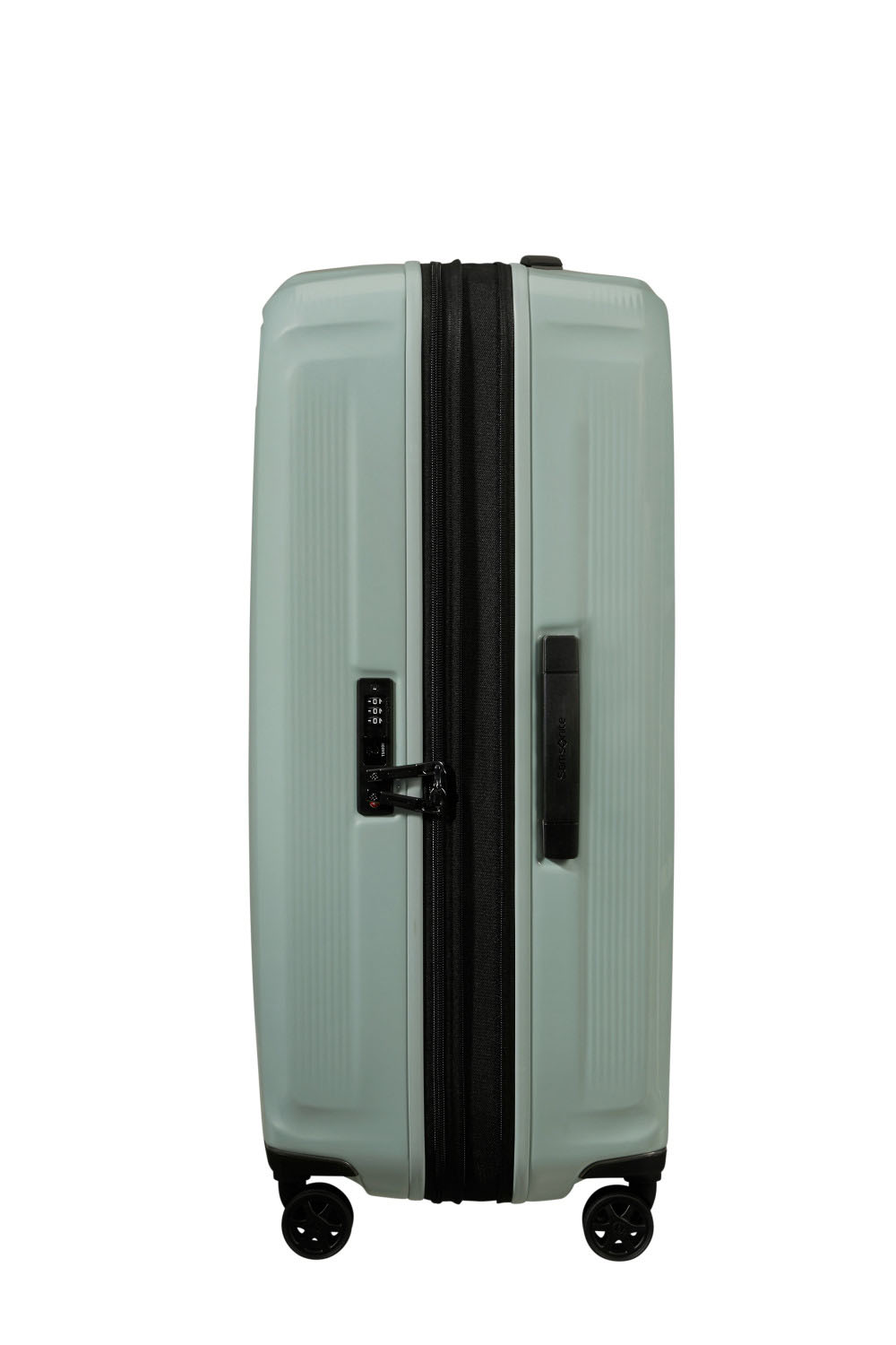 Samsonite Nuon Season Trolley mit 4 Rollen erweiterbar 75cm + GRATIS HOTELGUTSCHEIN Metallic Mineral Green