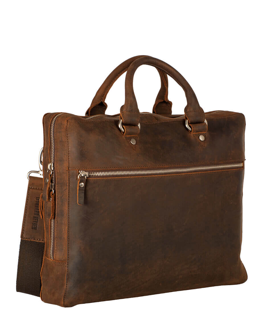 Leonhard Heyden Salisbury Leder-RV-Aktenmappe 1-Fach, mit Laptopfach 15" braun Leonhard Heyden Salisbury Leder-RV-Aktenmappe 1-Fach, mit Laptopfach 15" braun