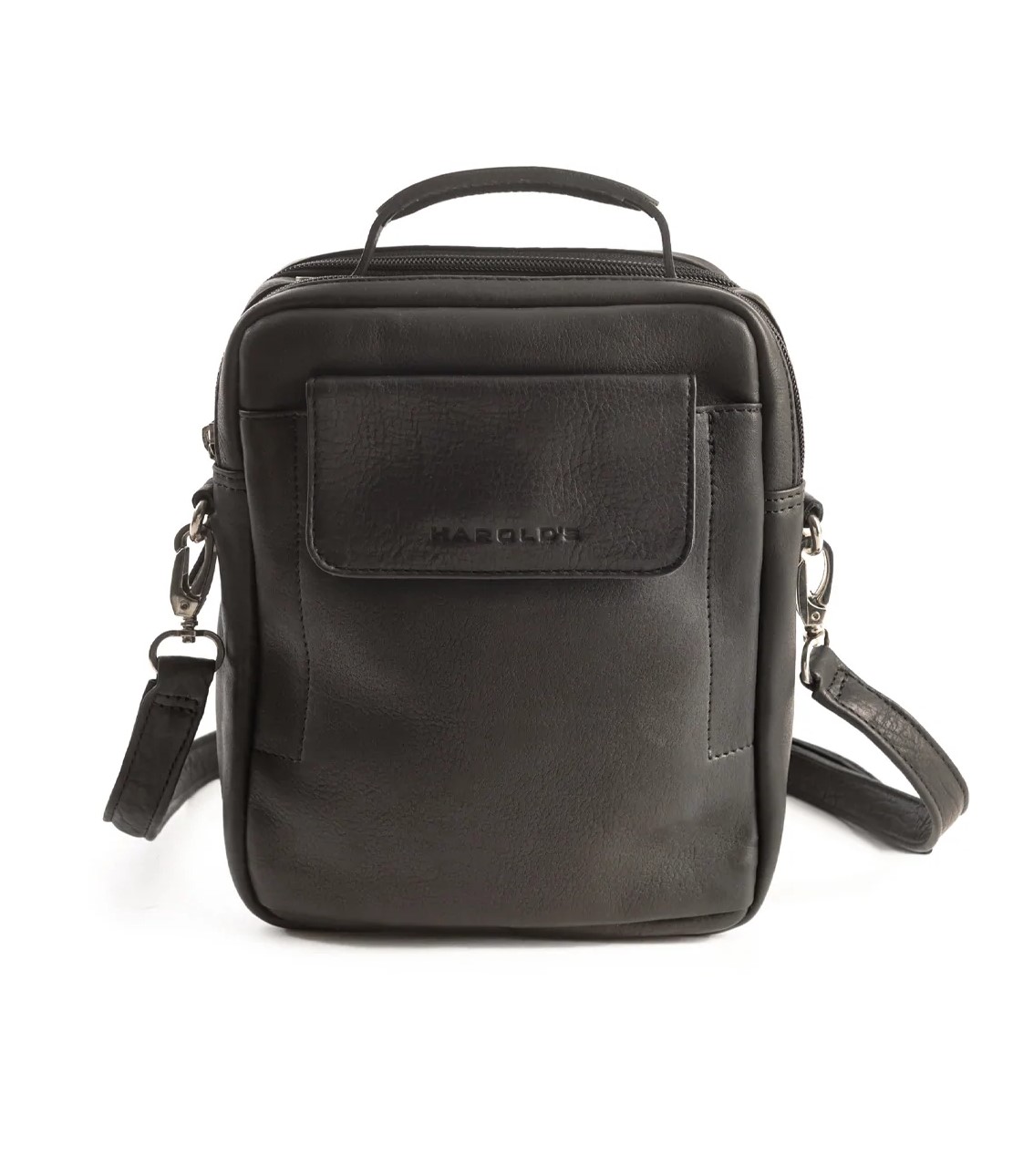 Harold's Country Accessories kleine Umhängetasche mit Griff schwarz